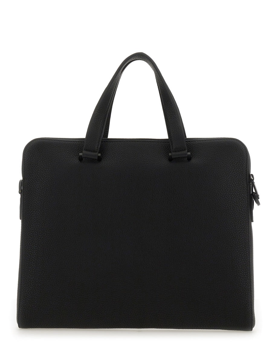 Ferragamo Men Leather Business Bag