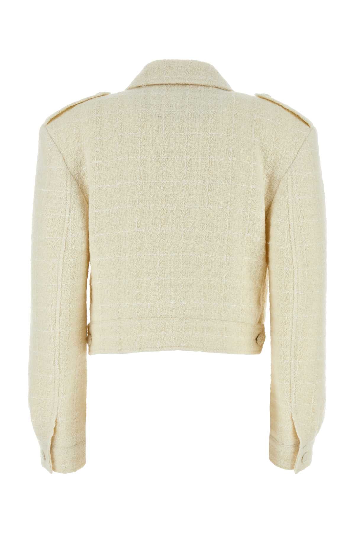 Givenchy Women Ivory Teed Blazer
