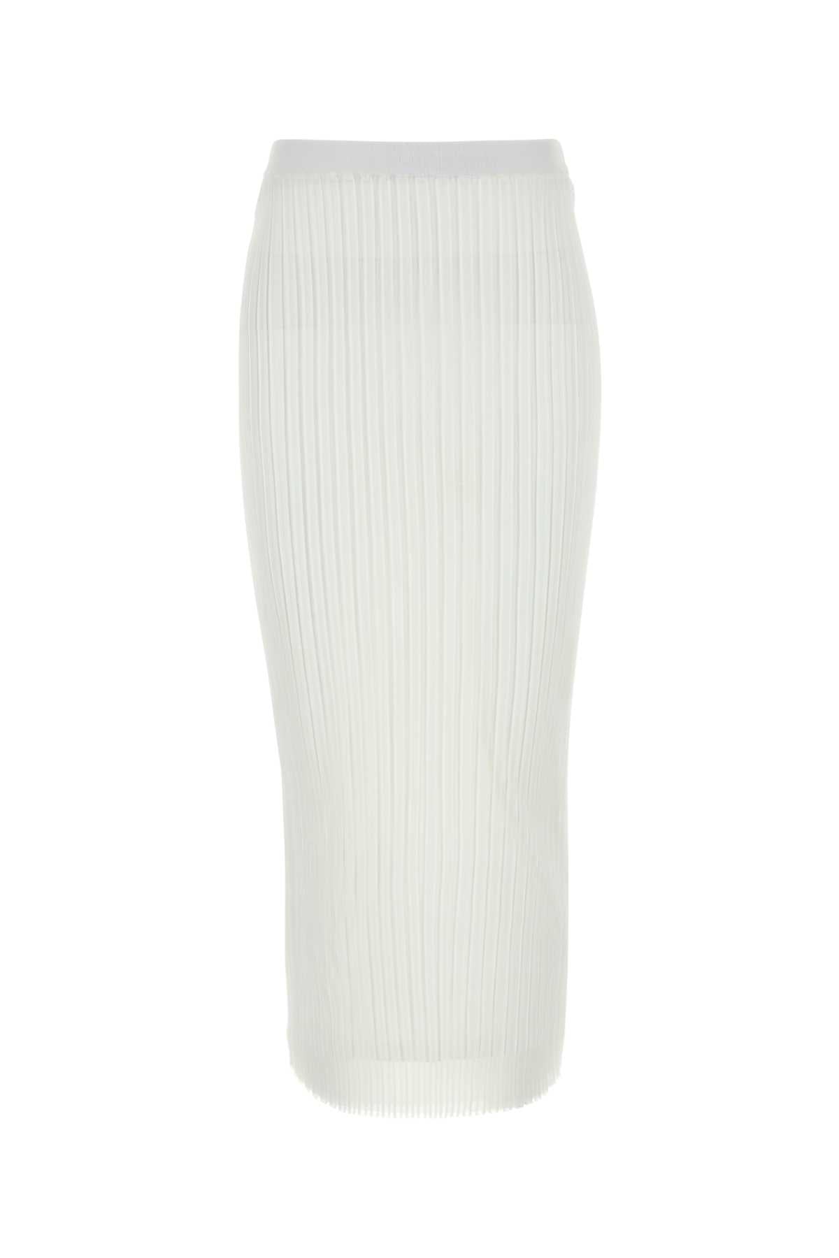Sportmax Women White Organza Album1234 Skirt
