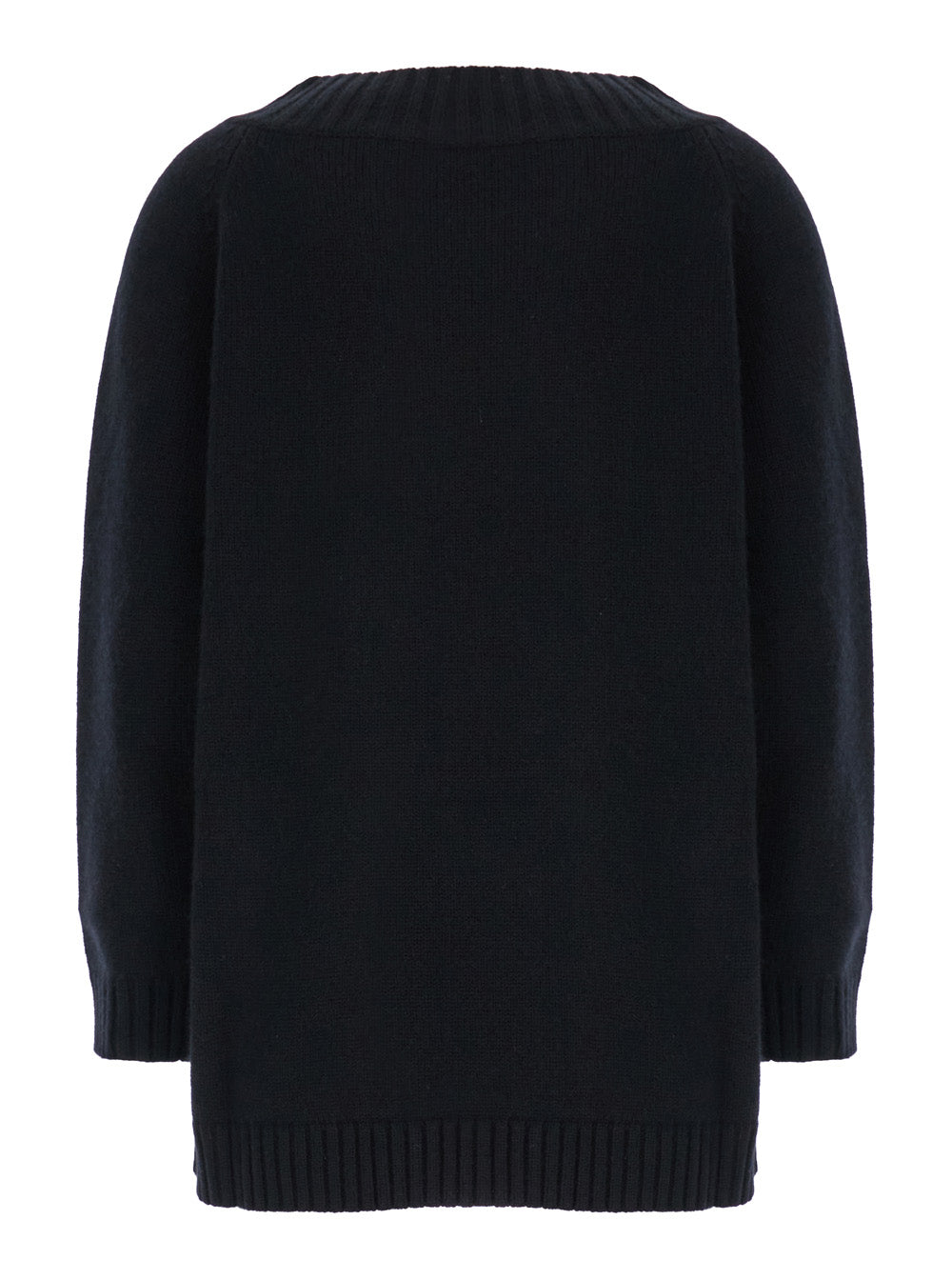 Max Mara Women 'Radames' Black Sweater With Boat Neckline In Wool And Cashmere Woman
