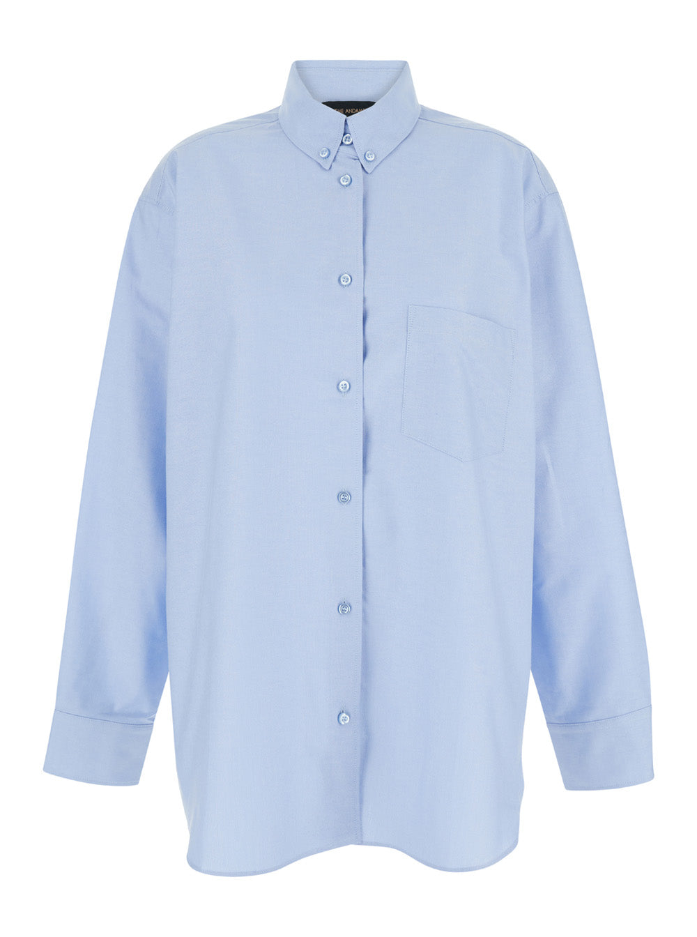 The Andamane Women Light Blue Shirt With Buttons In Cotton Blend Woman