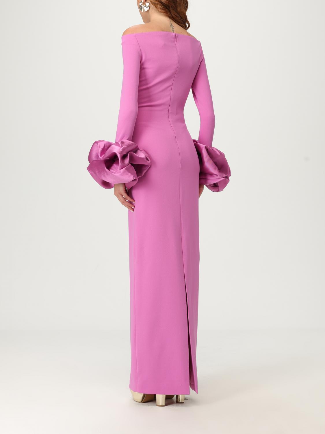 Solace London Dress Woman Fuchsia
