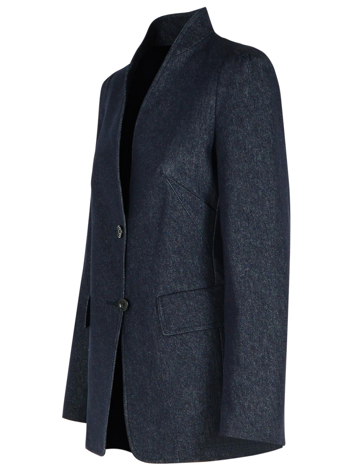 Max Mara 'Beatrice' Blue Cotton Blazer Women