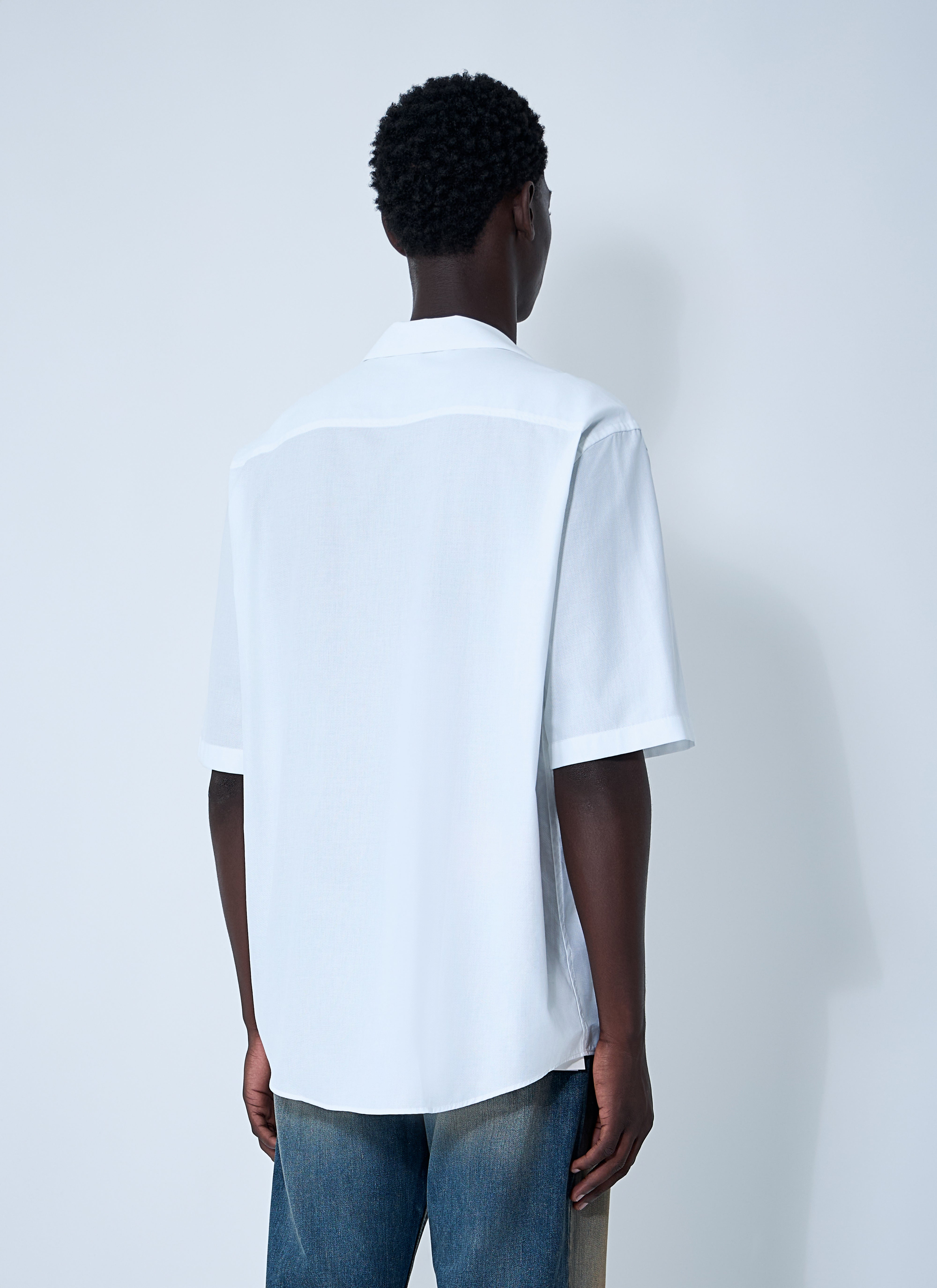 Acne Studios Men Logo Embroidery Shirt