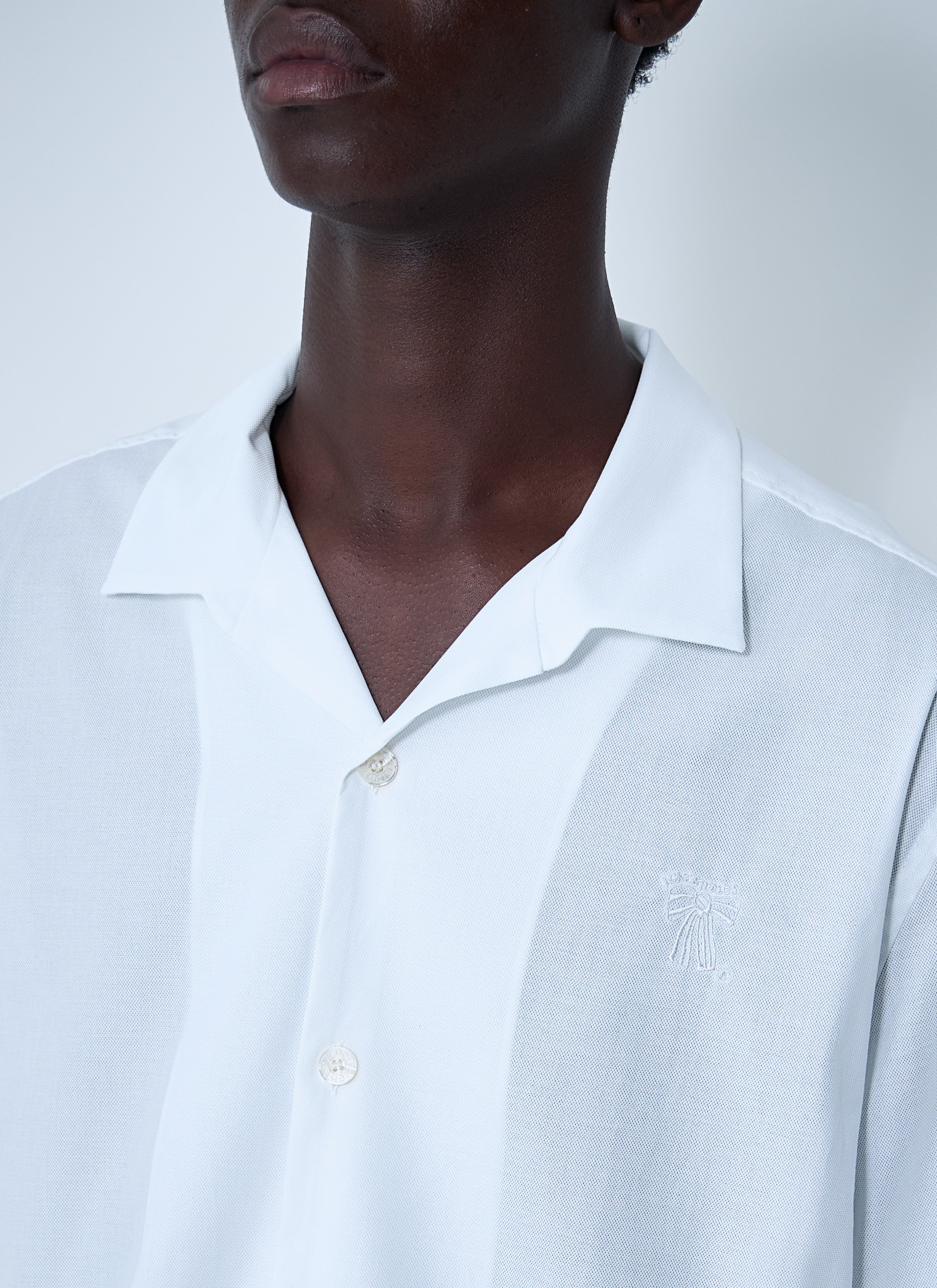 Acne Studios Men Logo Embroidery Shirt