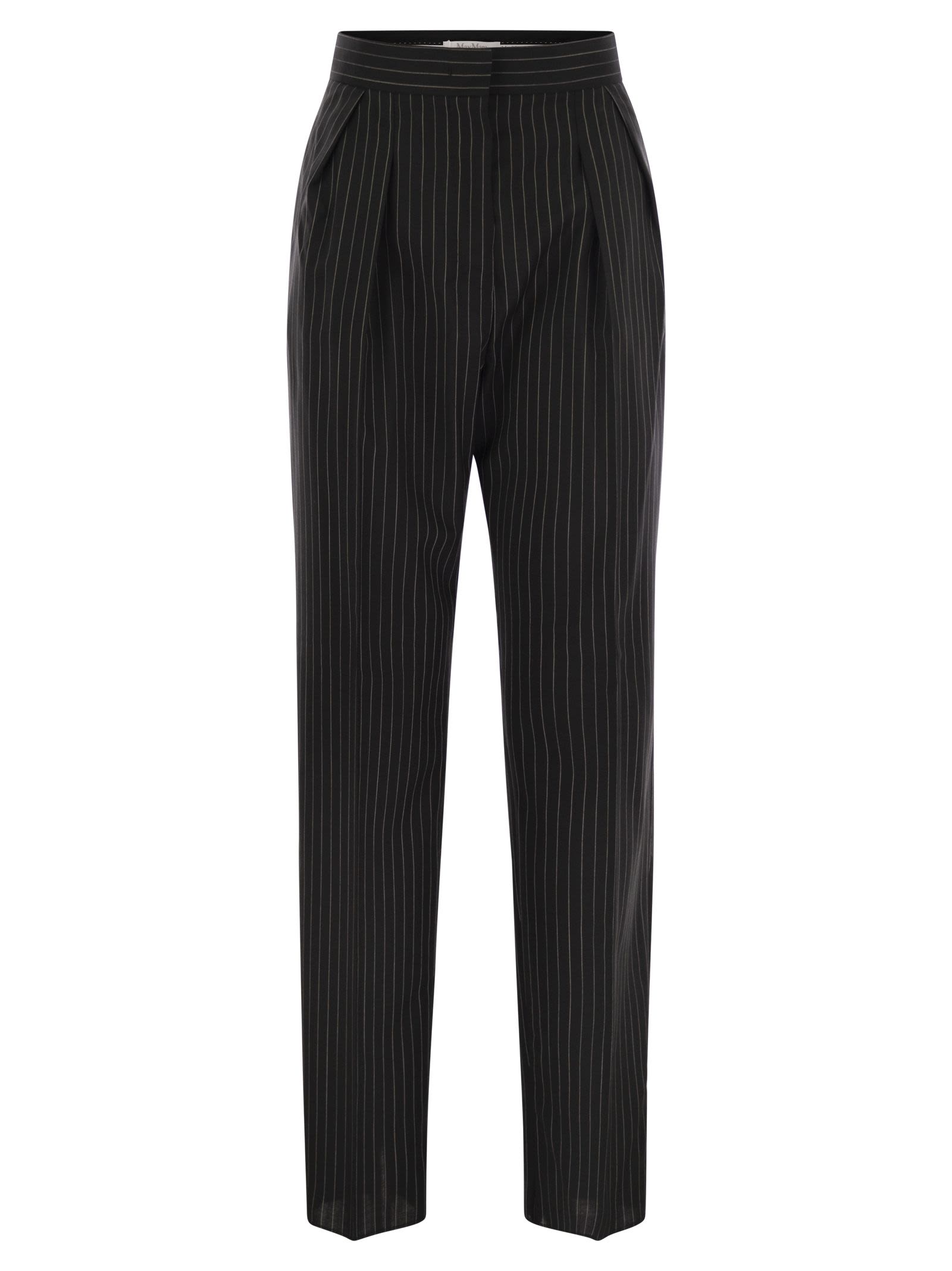Max Mara Women Sesamo - Carrot Trousers In Wool Cloth