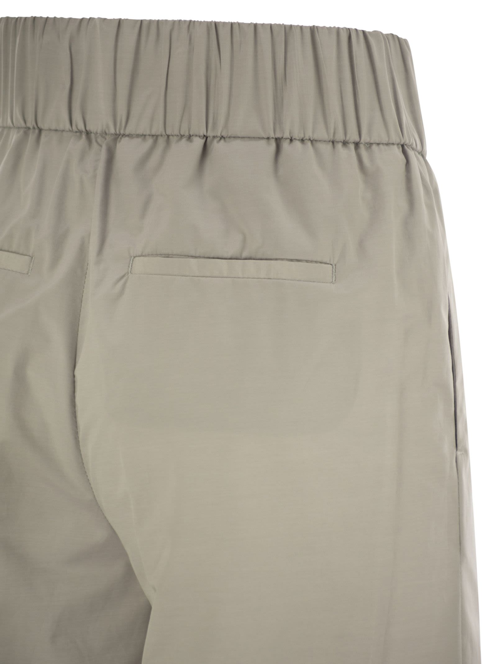 Peserico Women Trousers In Lightweight Technical Cotton Canvas