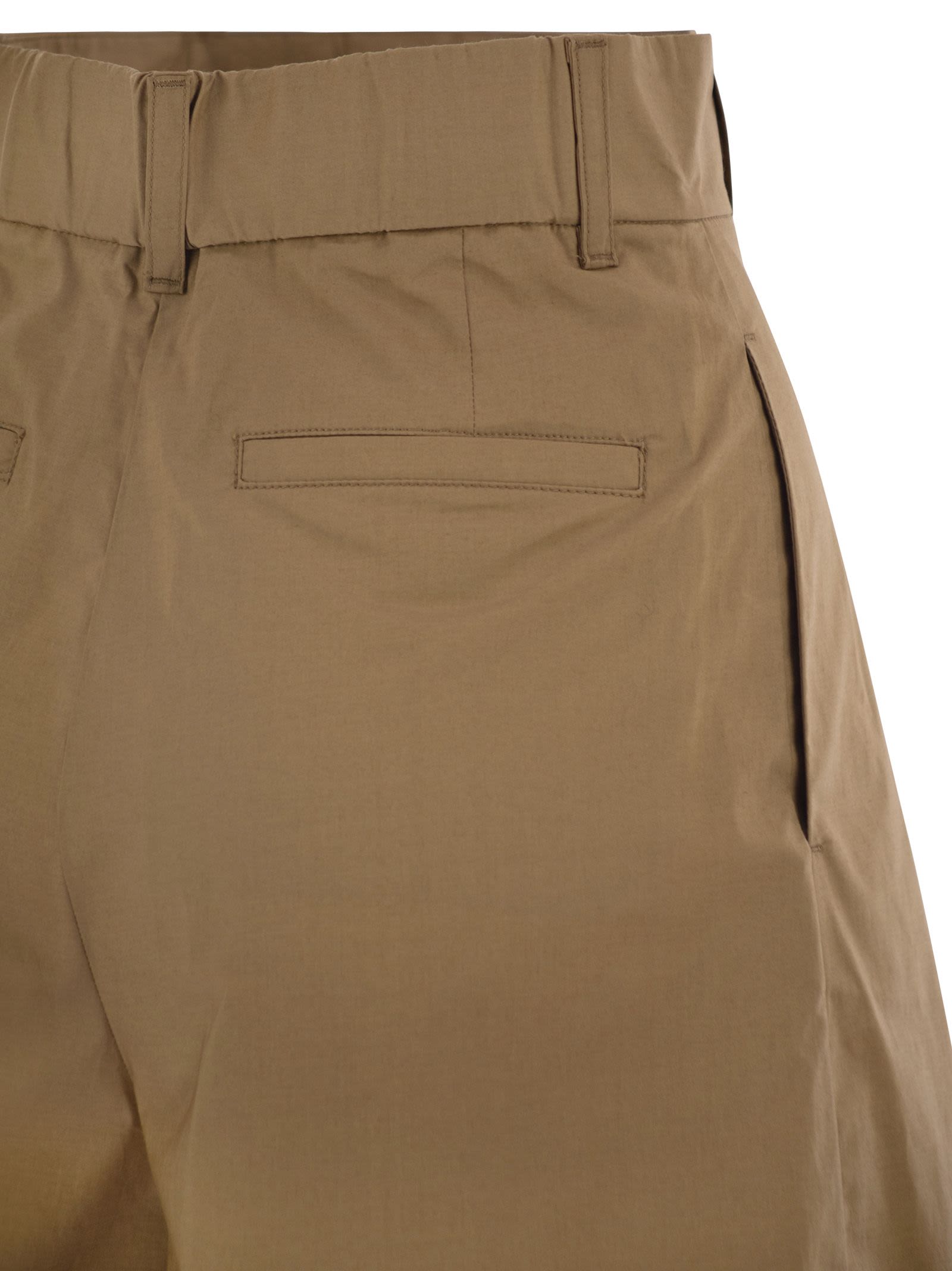 Herno Women Stretch Cotton Bermuda Shorts