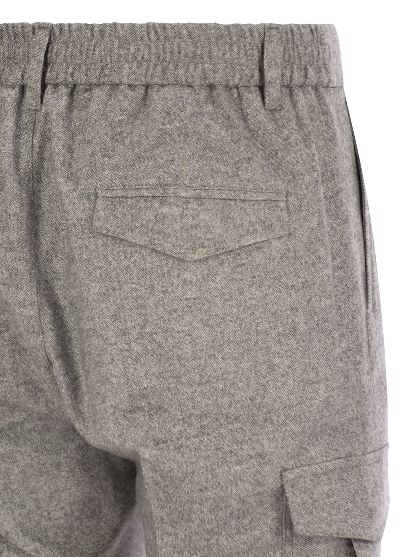 Peserico Men Wool, Silk And Cashmere Jogger Trousers