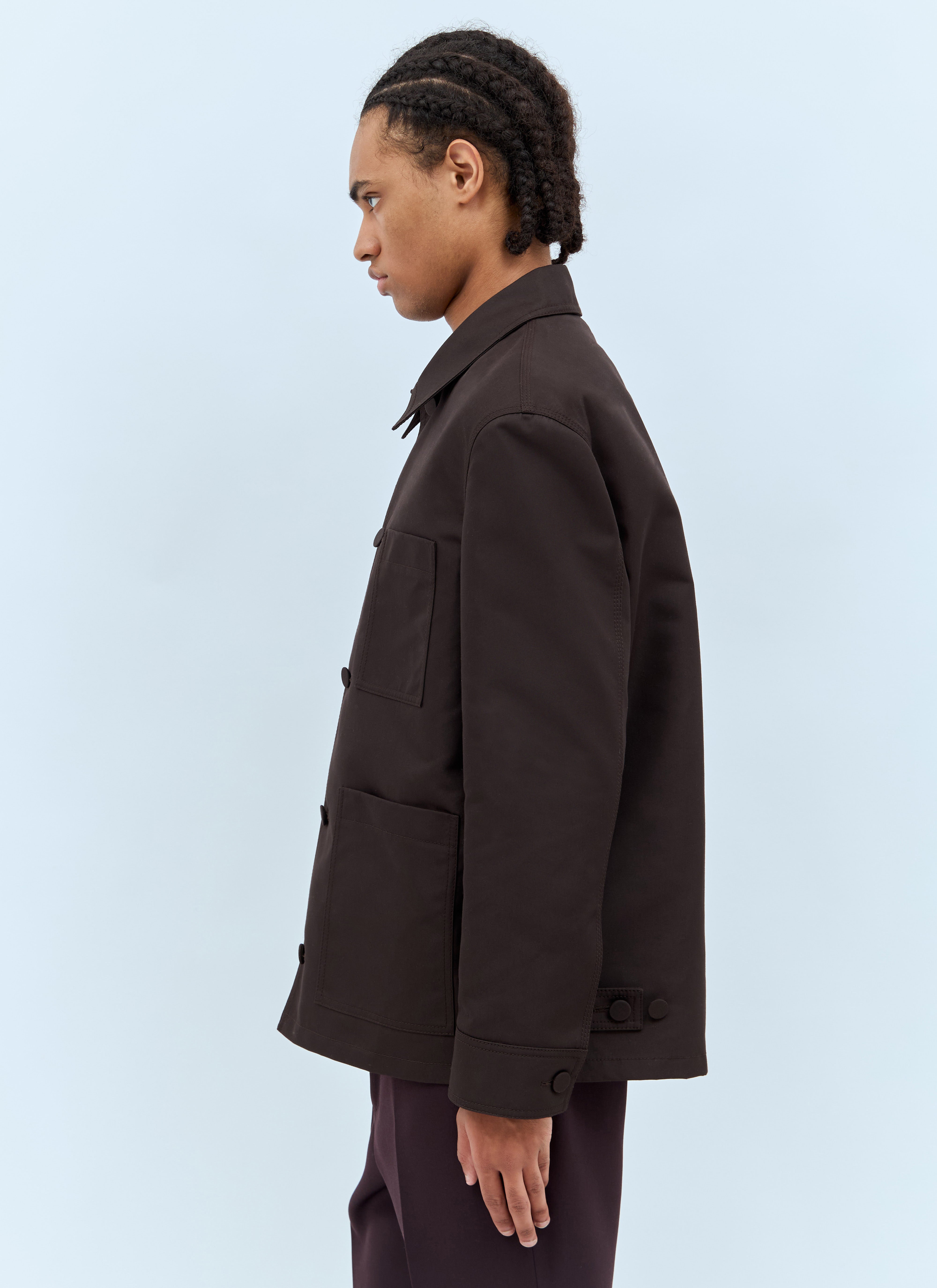 Gucci Men Technical Cotton-Blend Jacket