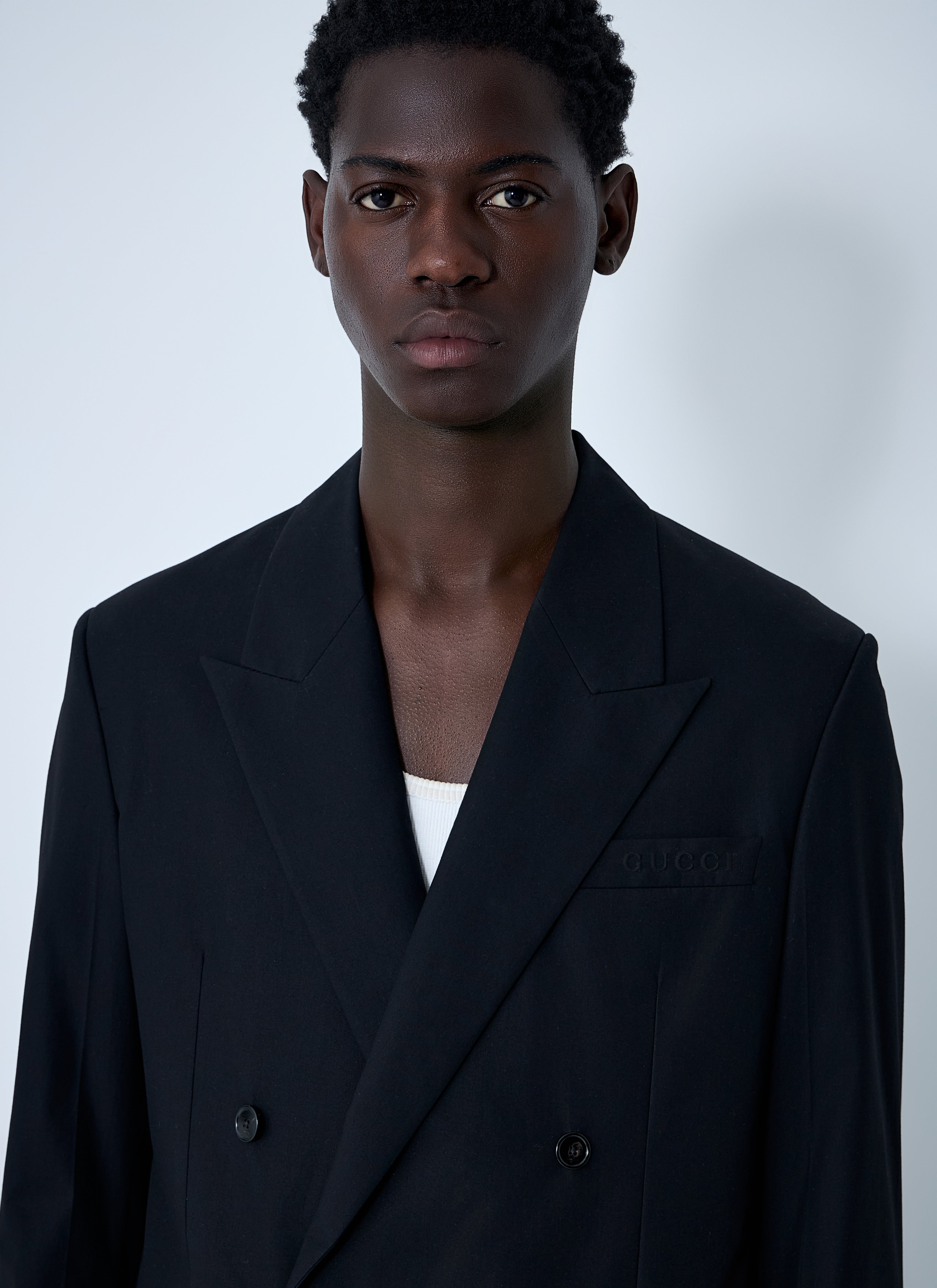 Gucci Men Double-Breasted Blazer