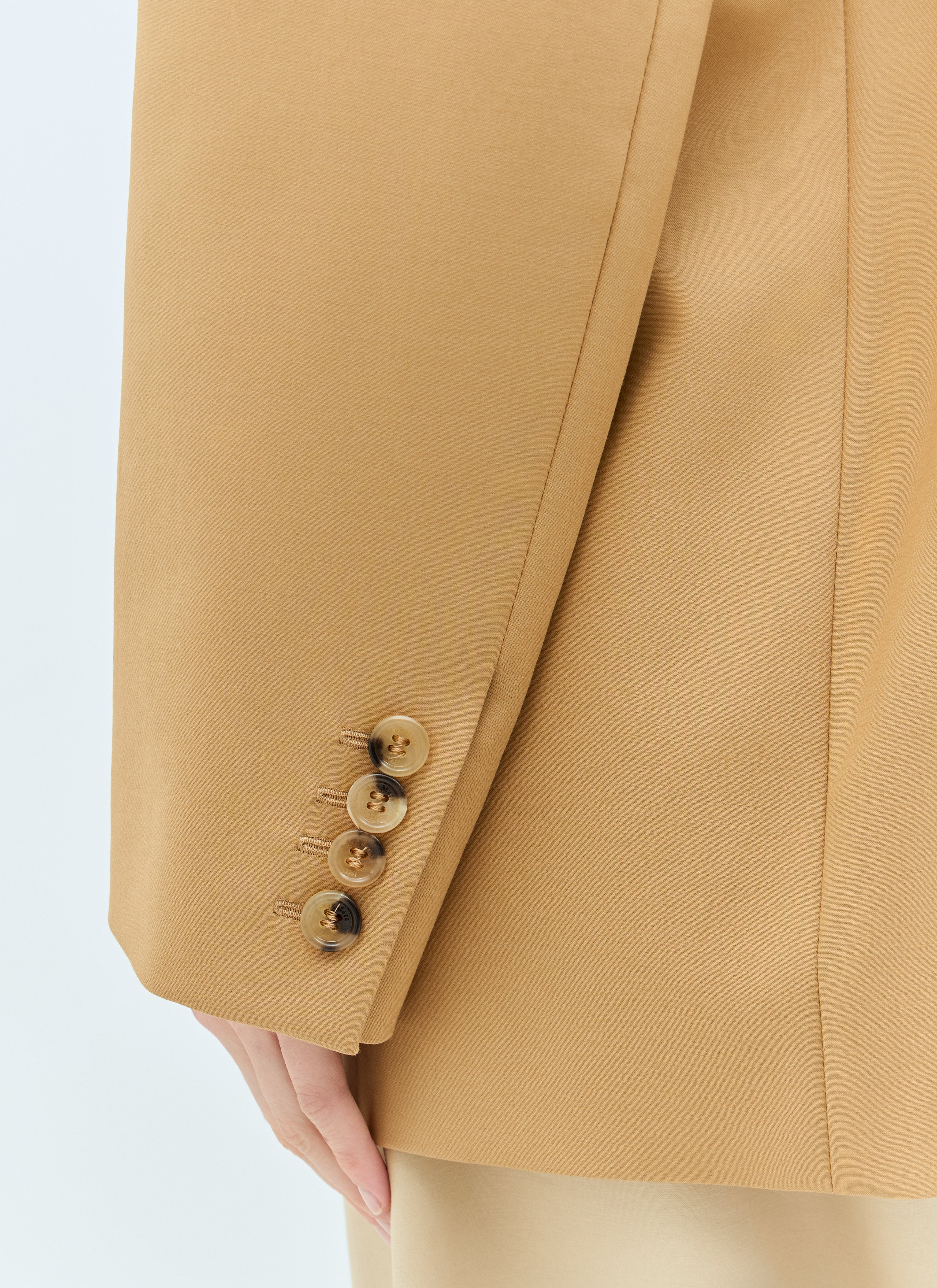 Max Mara Women Oversized Canvas Blazer