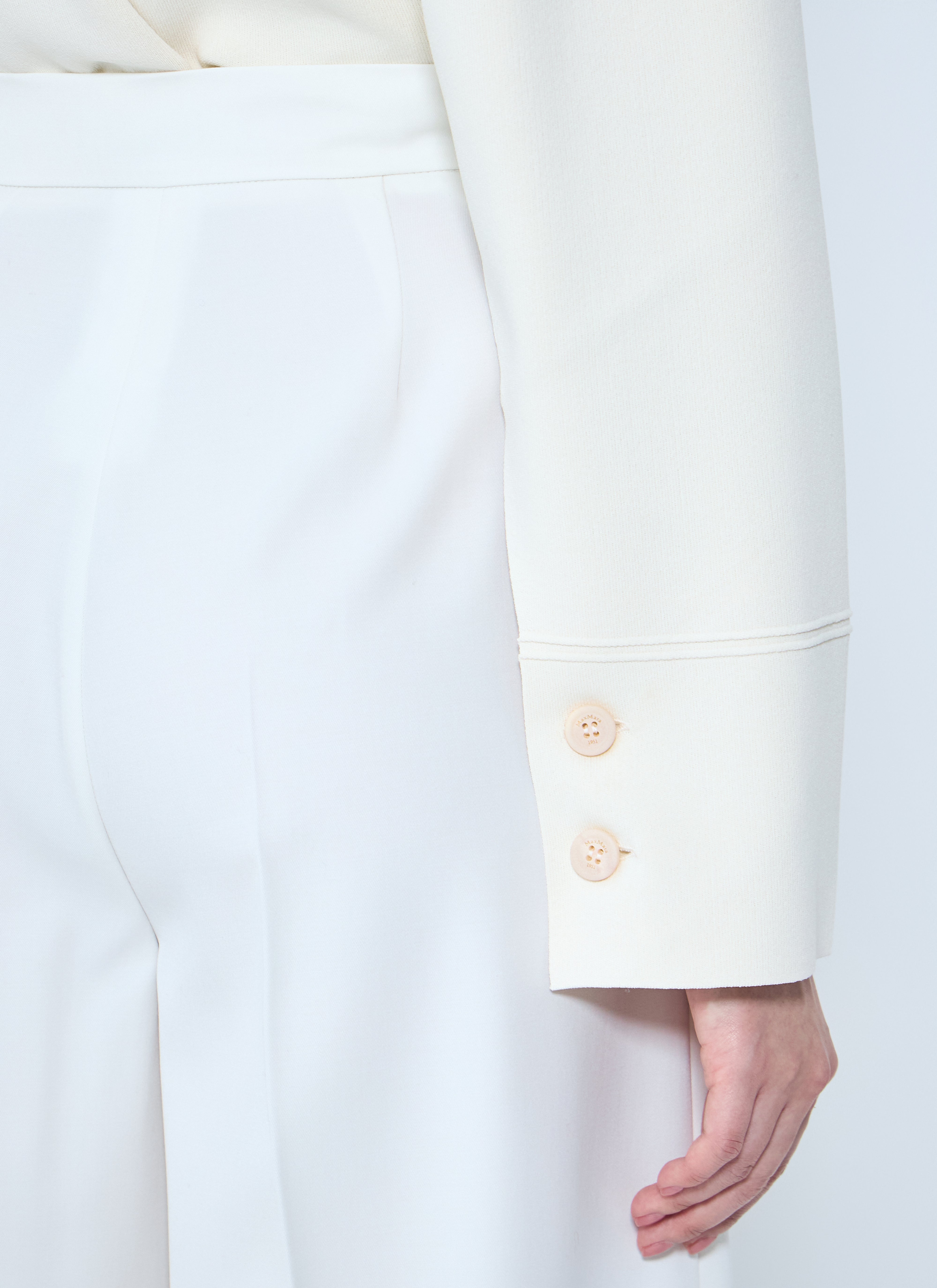Max Mara Women Gabardine Wool Pants