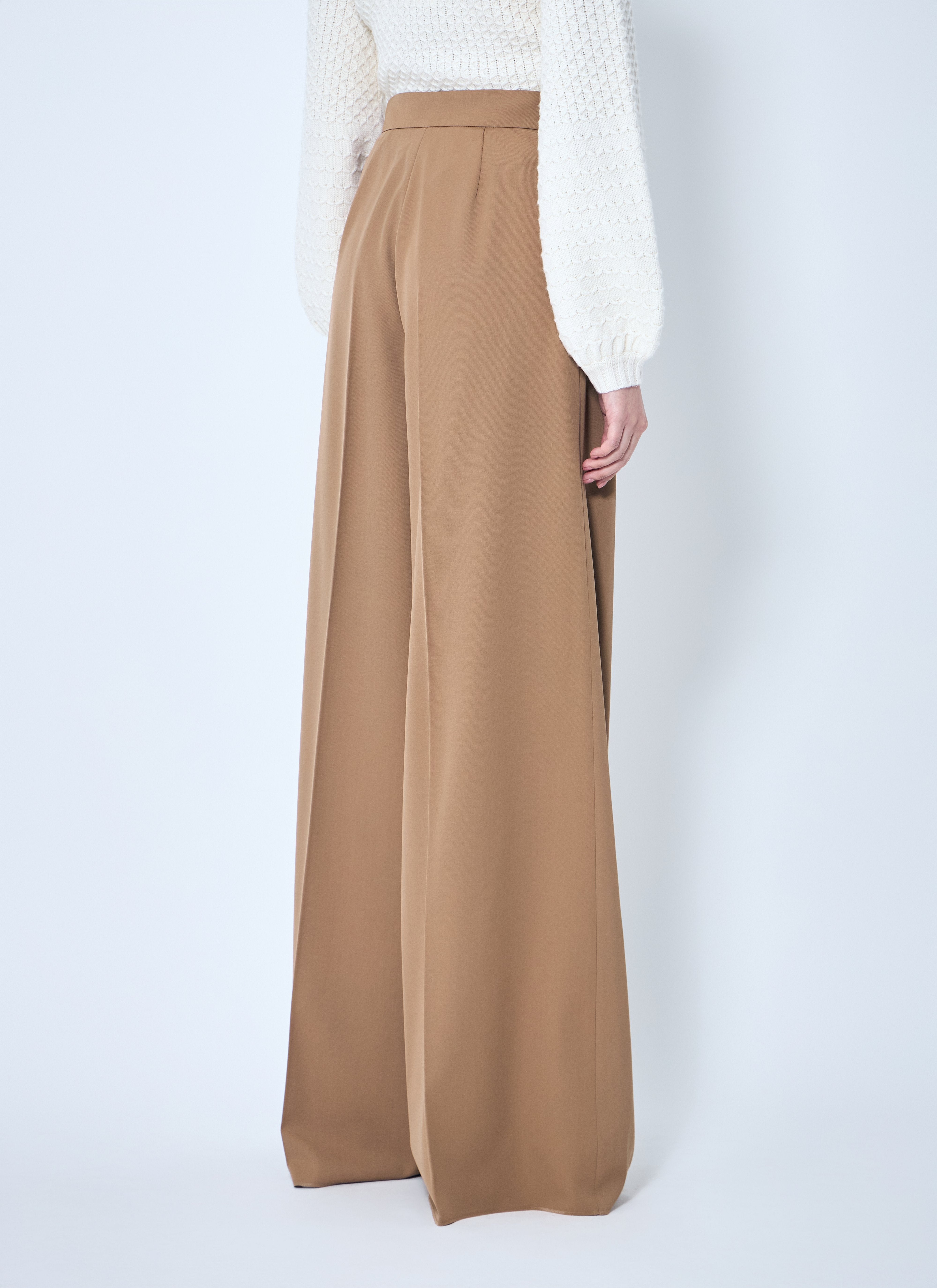Max Mara Women Gabardine Wool Pants