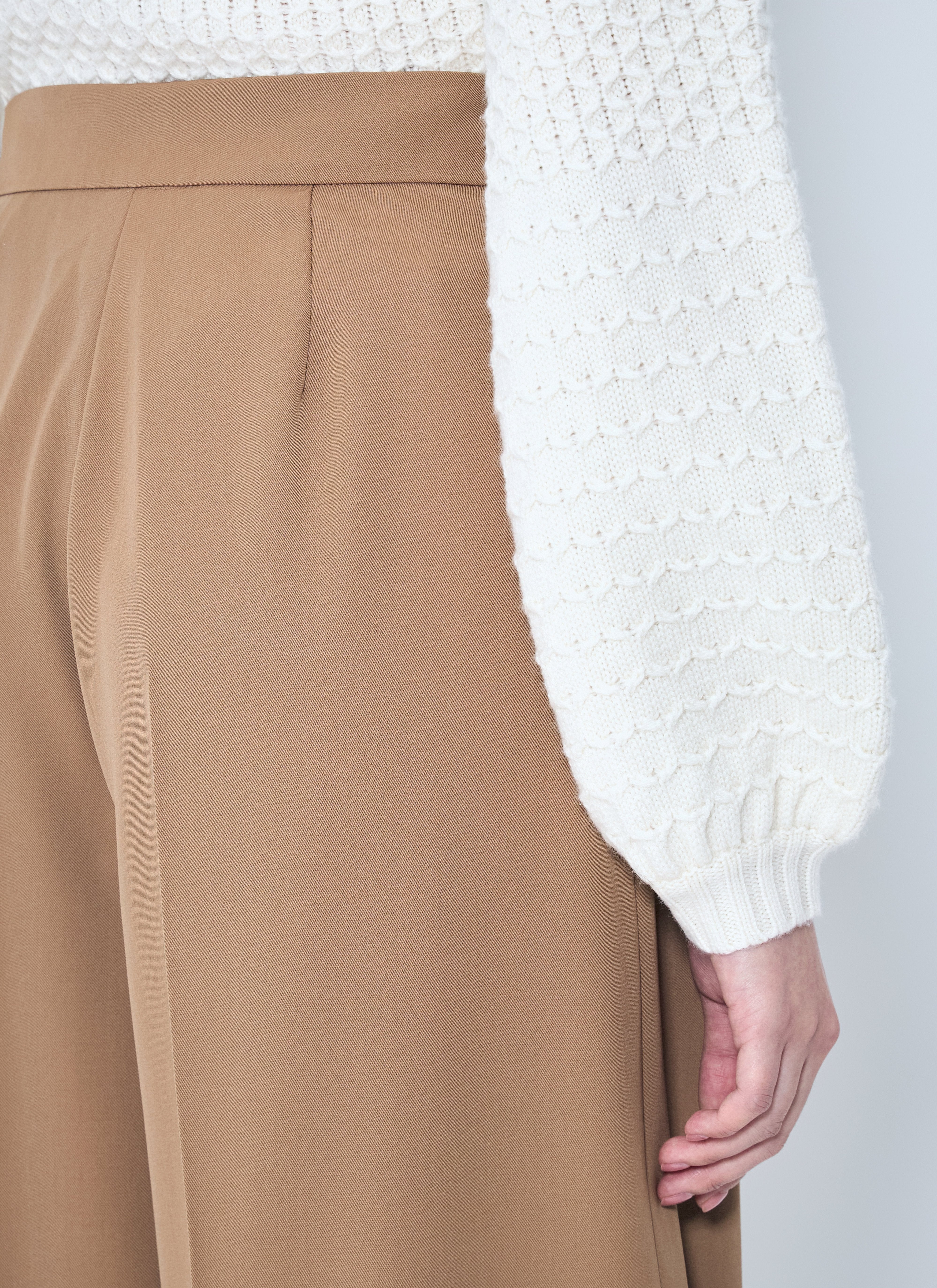 Max Mara Women Gabardine Wool Pants