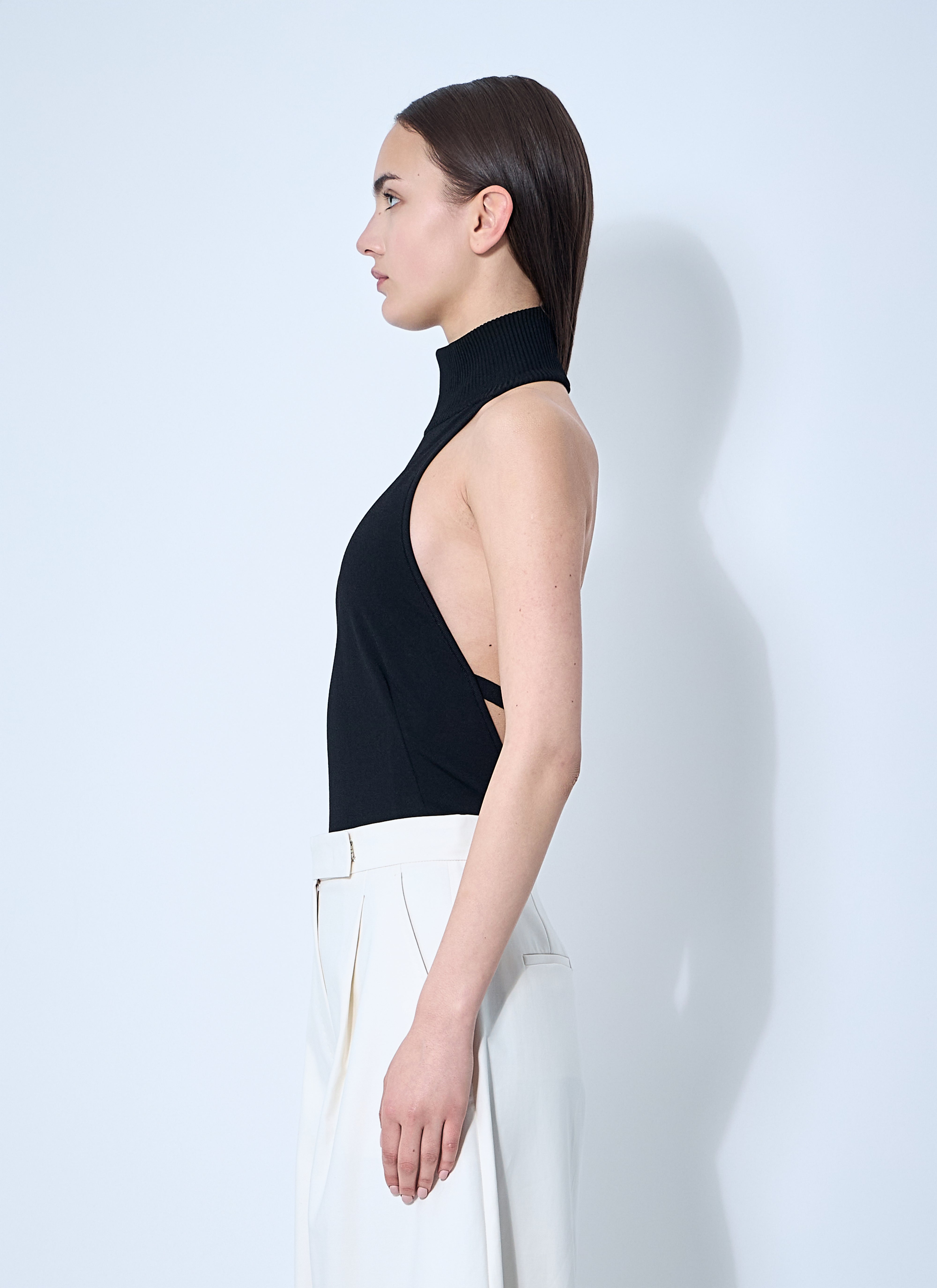 Max Mara Women Knit Halterneck Top