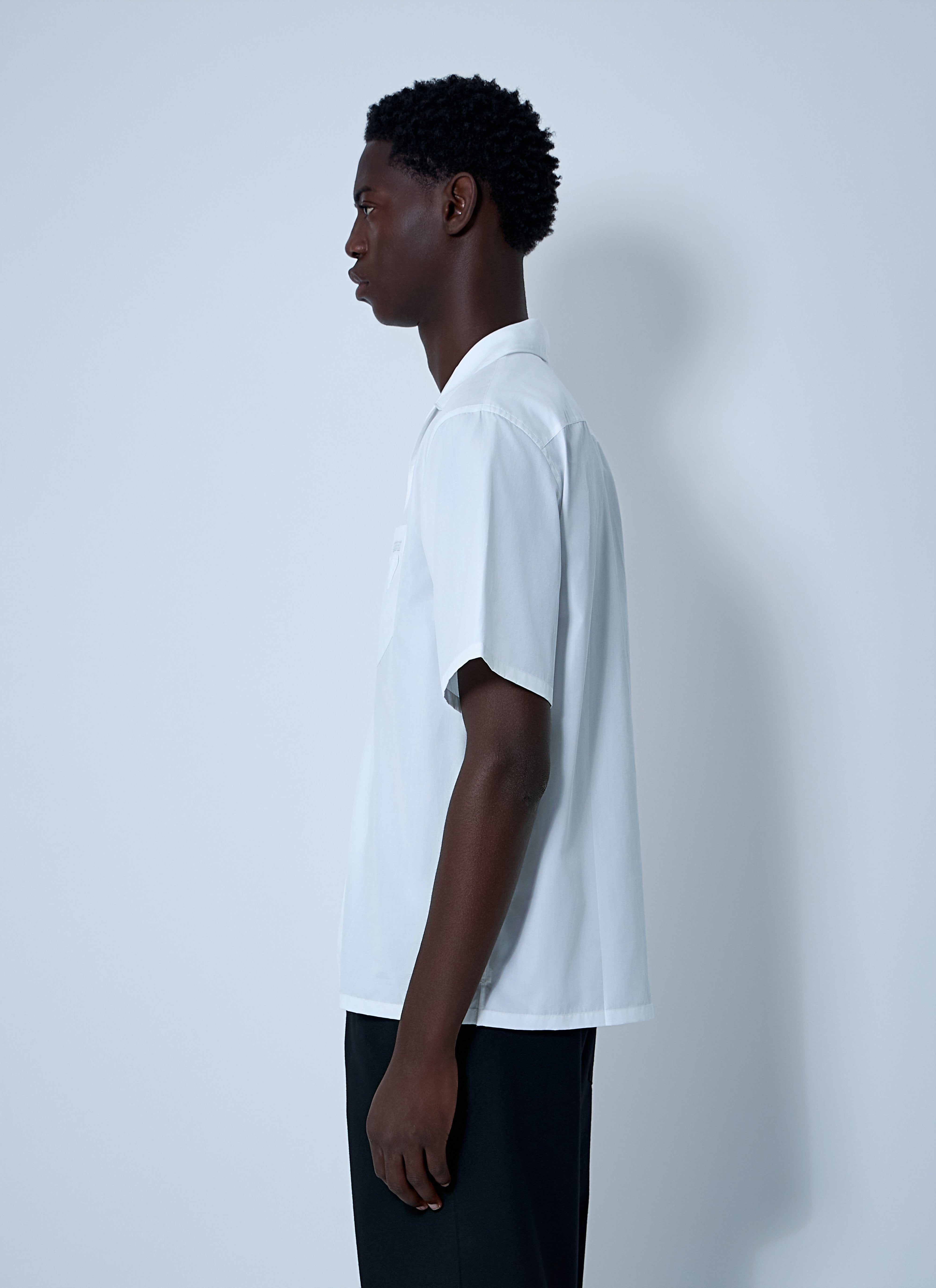 Prada Men Logo Motif Shirt