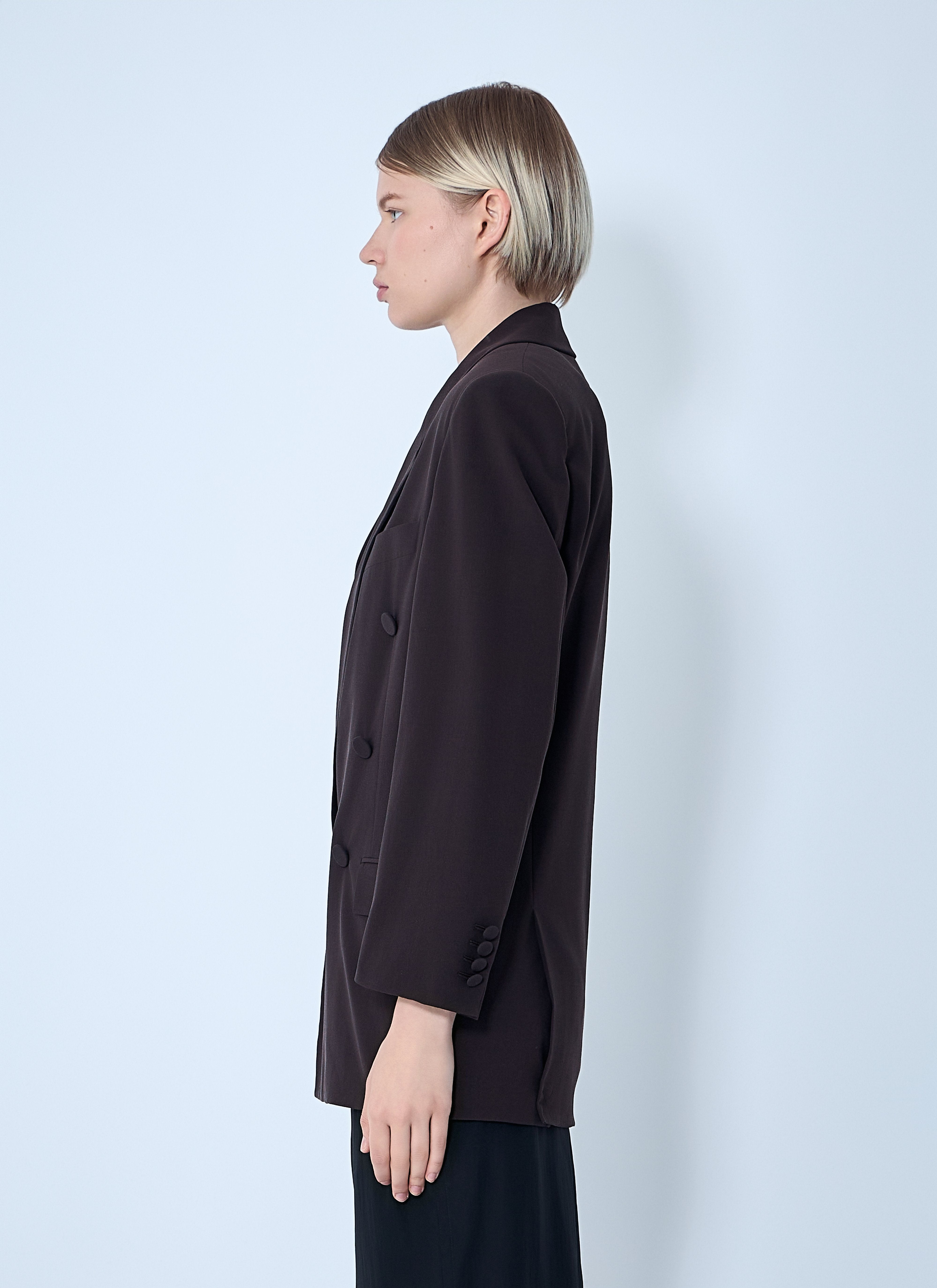 Saint Laurent Women Silk Blazer