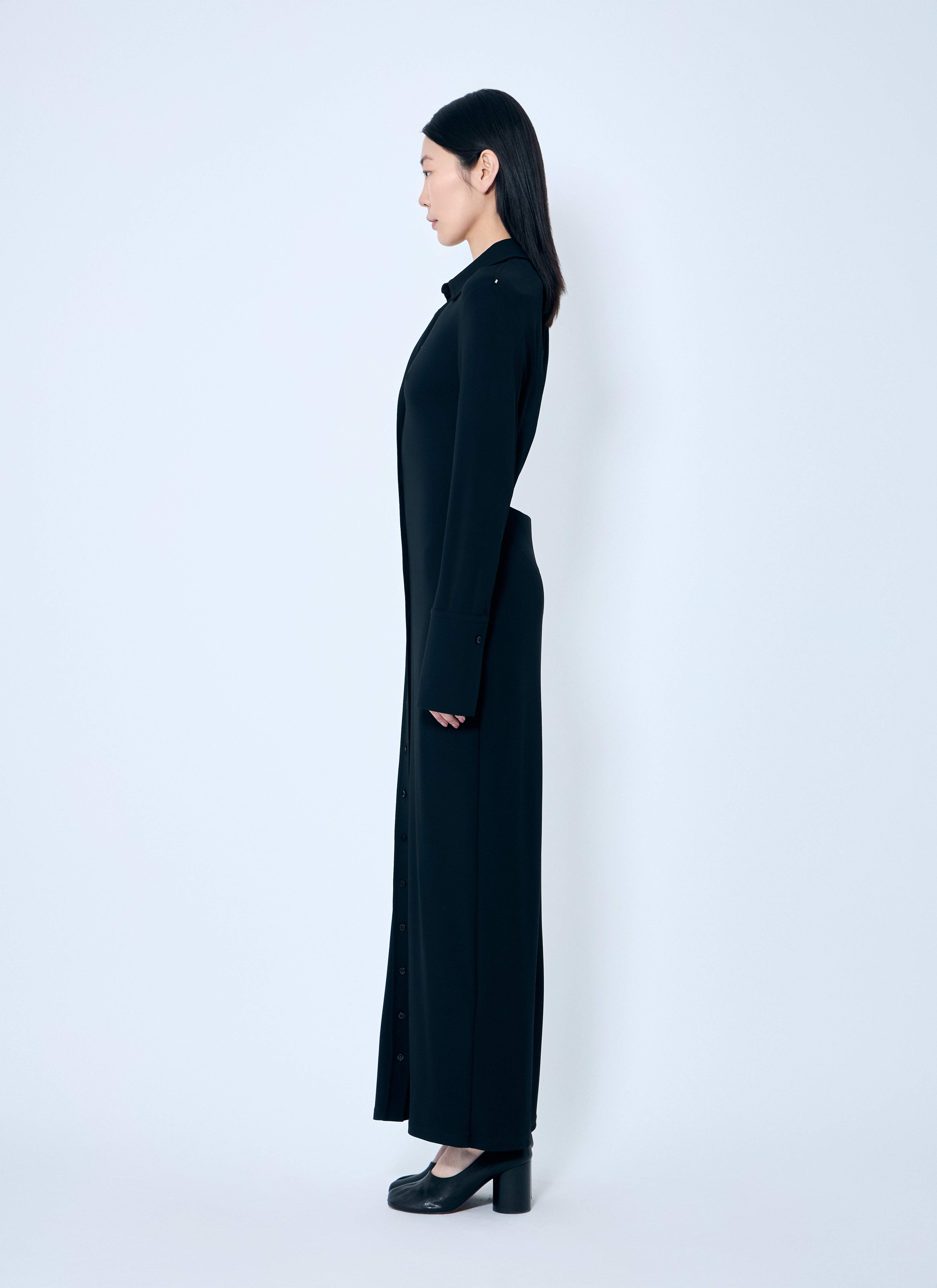 Sportmax Women Crepe Jersey Shirt Dress