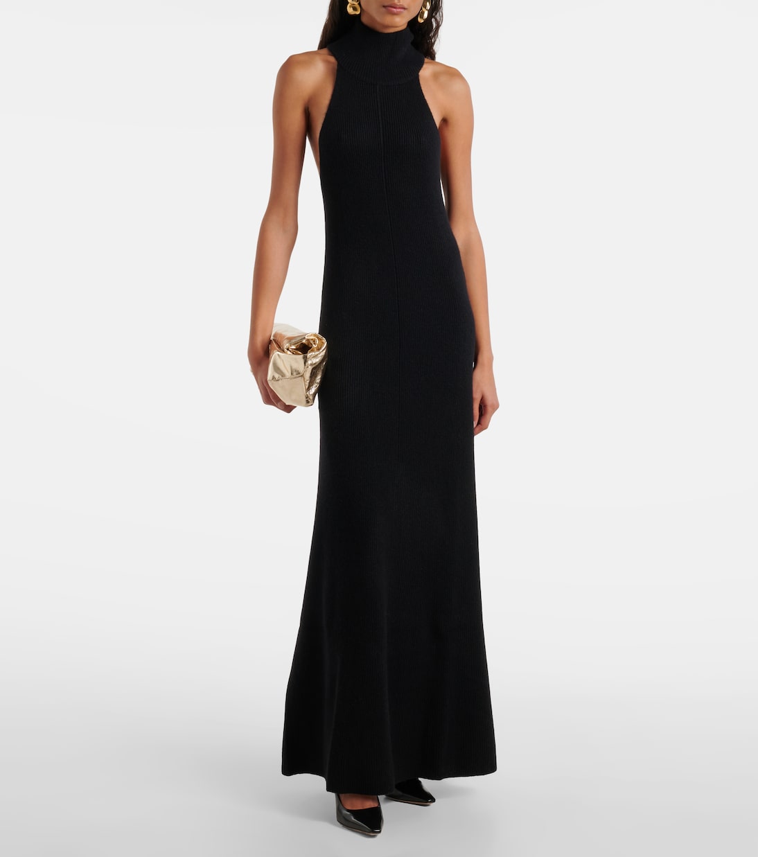 Lisa Yang Women Amannda Ribbed-Knit Cashmere Maxi Dress
