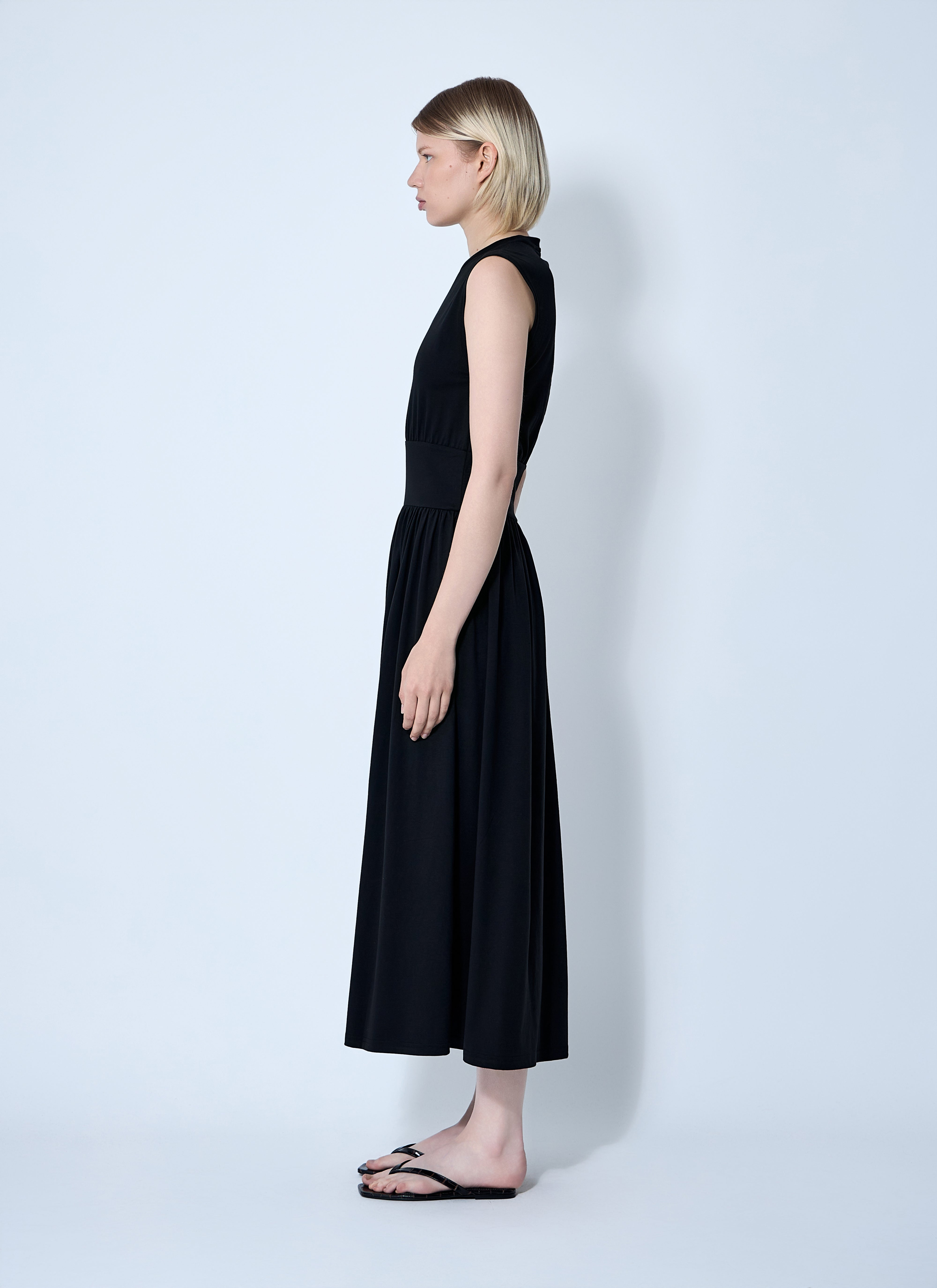 Toteme Women Sleeveless Cotton Tee Dress