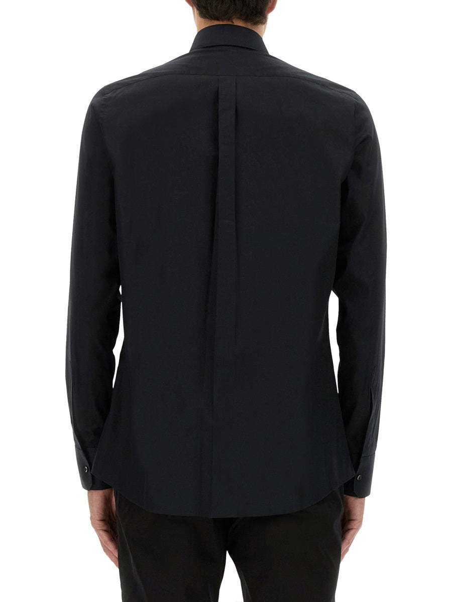 Dolce & Gabbana Men Gold Fit Cotton Shirt