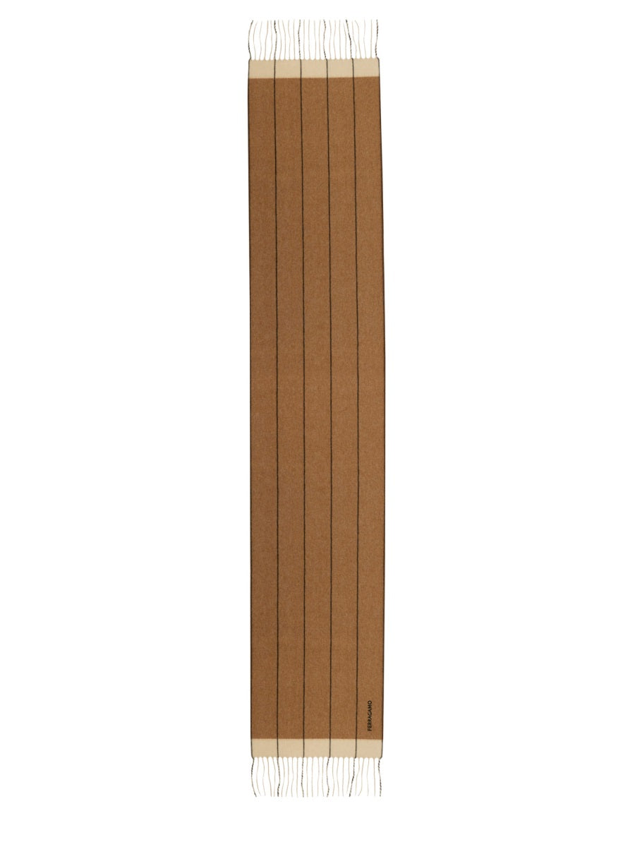 Ferragamo Men Cashmere Blend Scarf