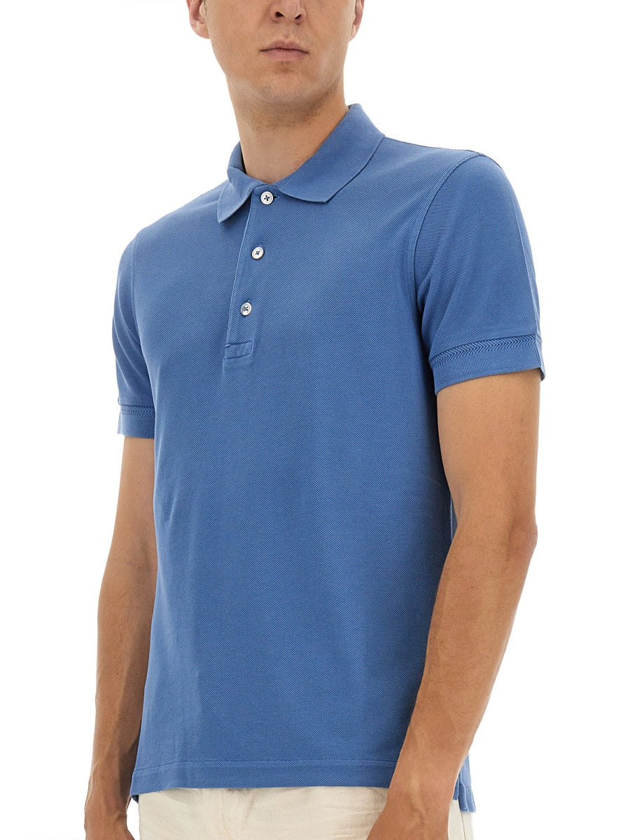 Tom Ford Men Pique Polo.