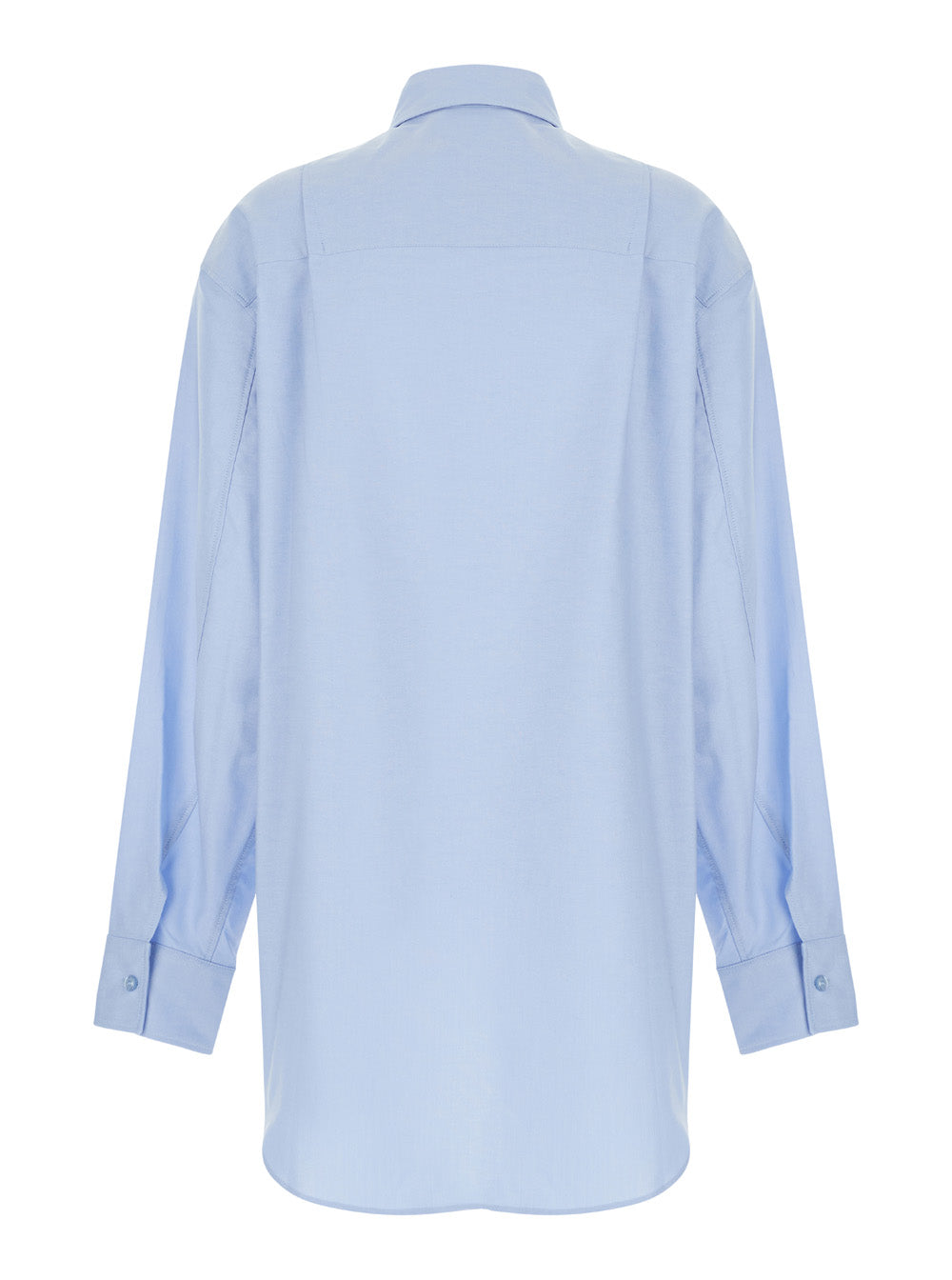 The Andamane Women Light Blue Shirt With Buttons In Cotton Blend Woman