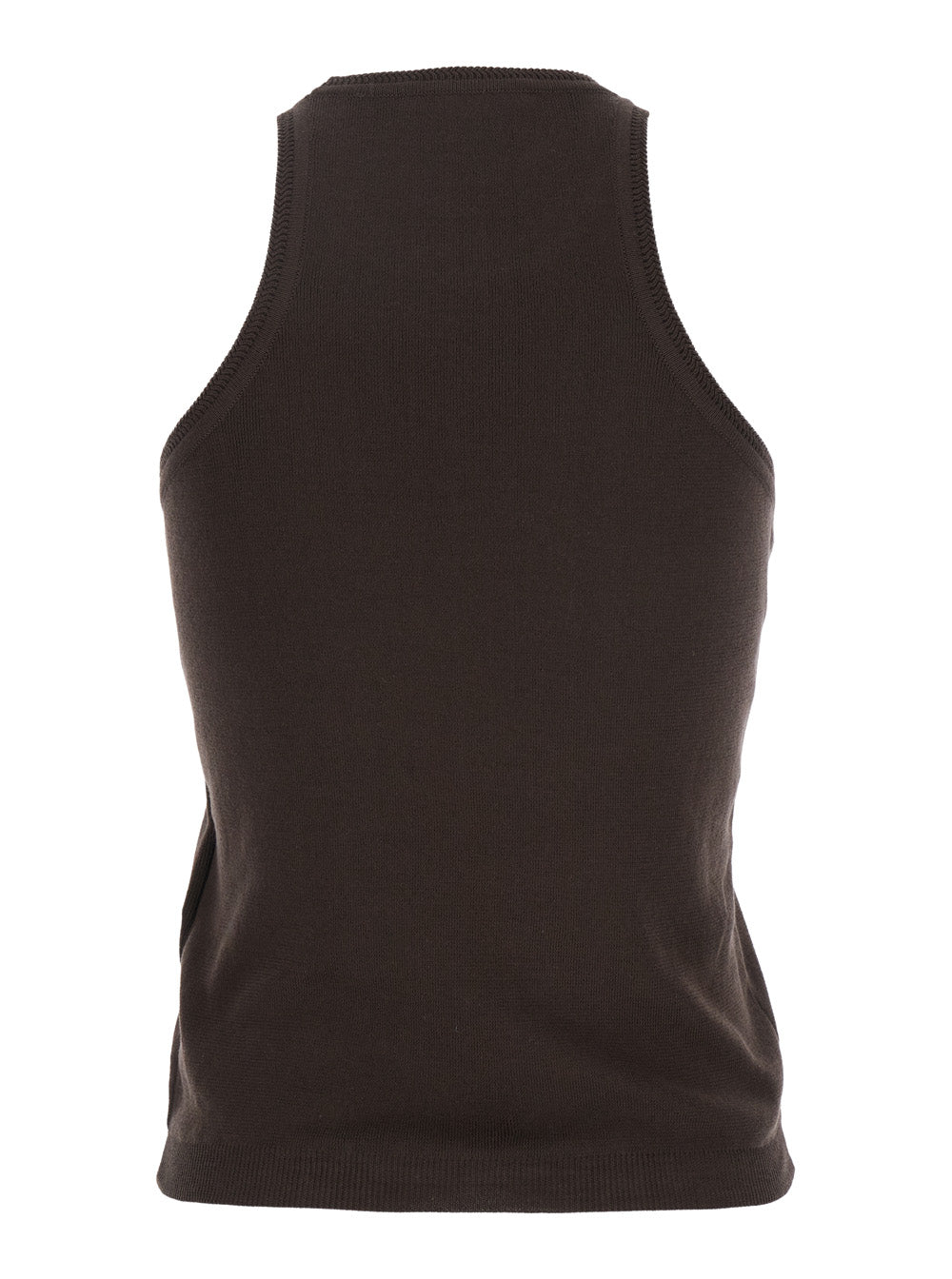 Max Mara Women 'Arness' Black Sleeveless Top With Halterneck In Cotton Woman