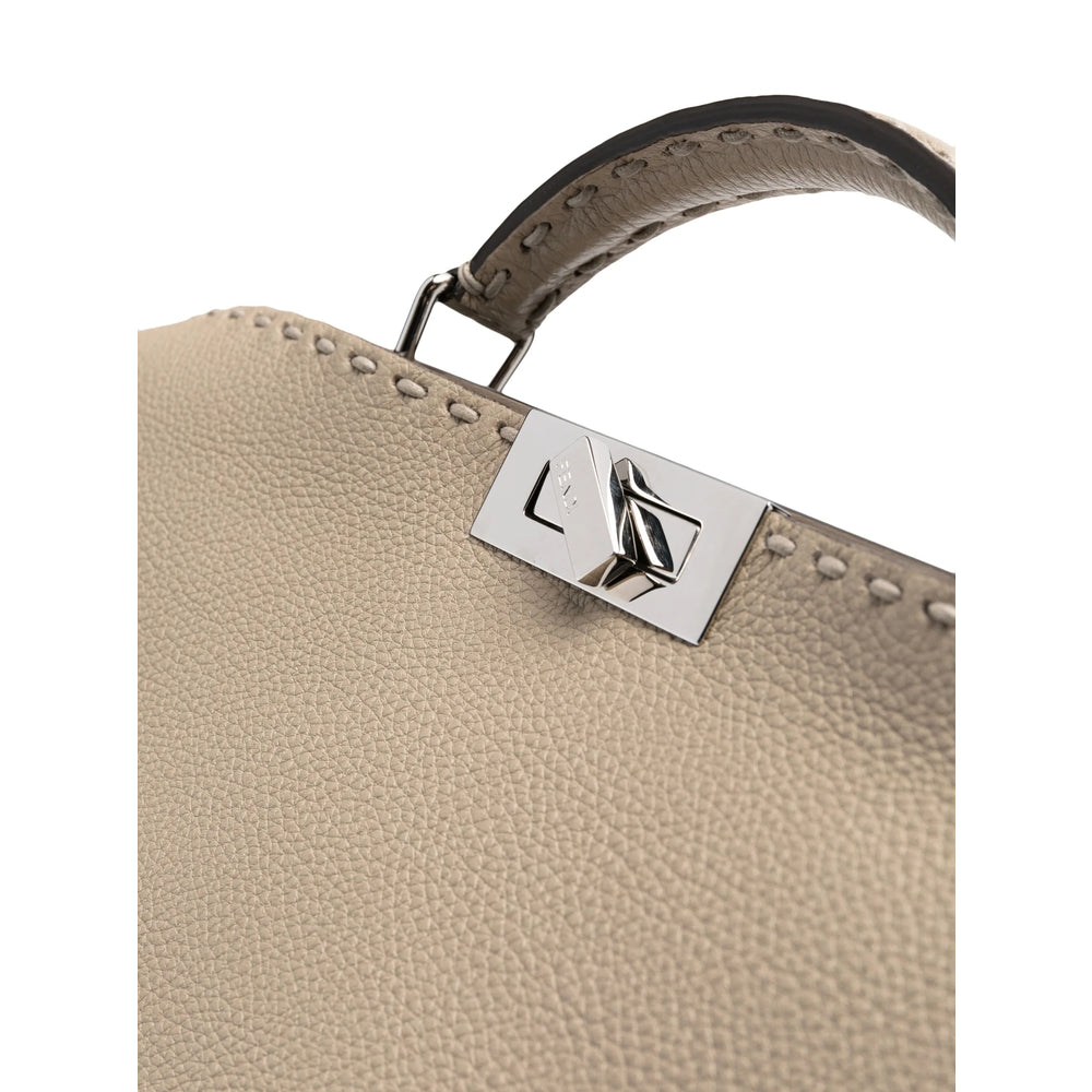 Fendi Neutrals Tote Bags Men