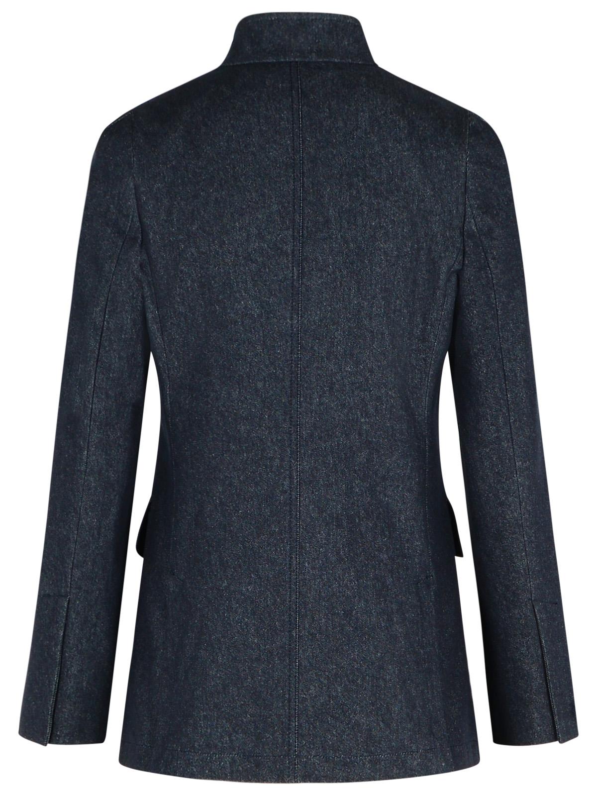 Max Mara 'Beatrice' Blue Cotton Blazer Women