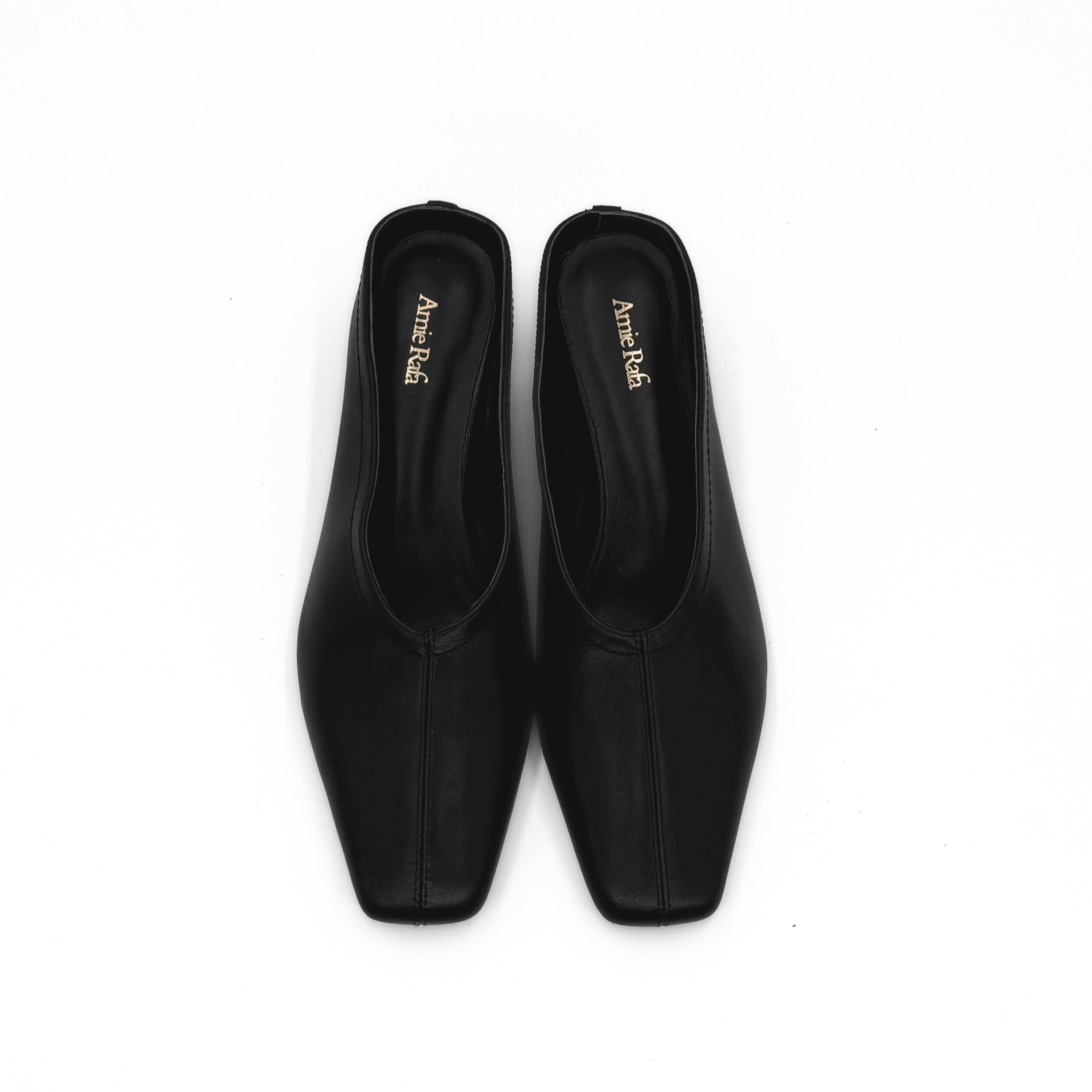 Junie Heeled Leather Mule