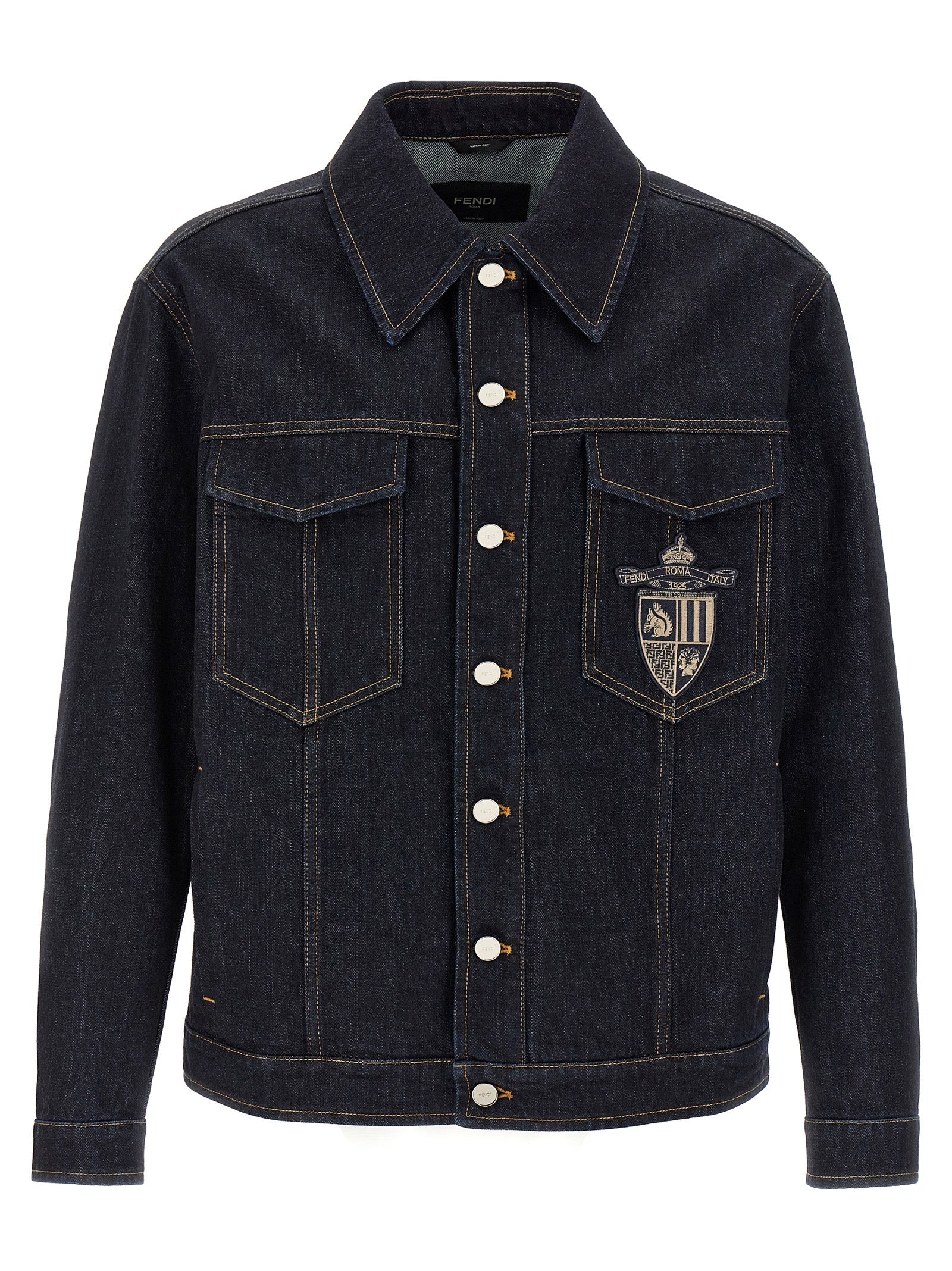 Fendi Men Fendi Crest Jacket
