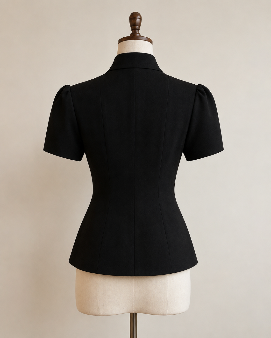 V-Neck Short Sleeve Blazer