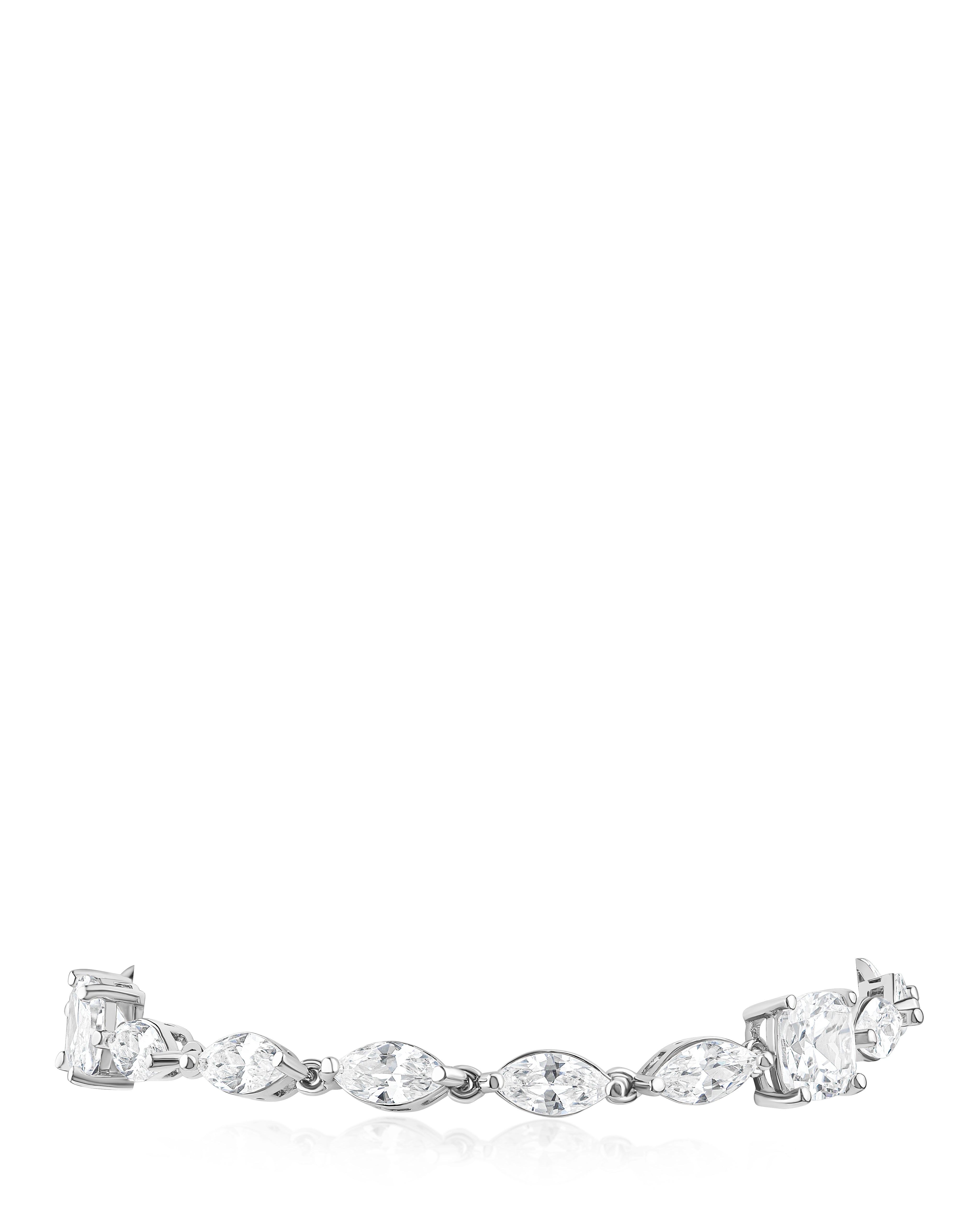 Marquis and Cushion CZ Bracelet