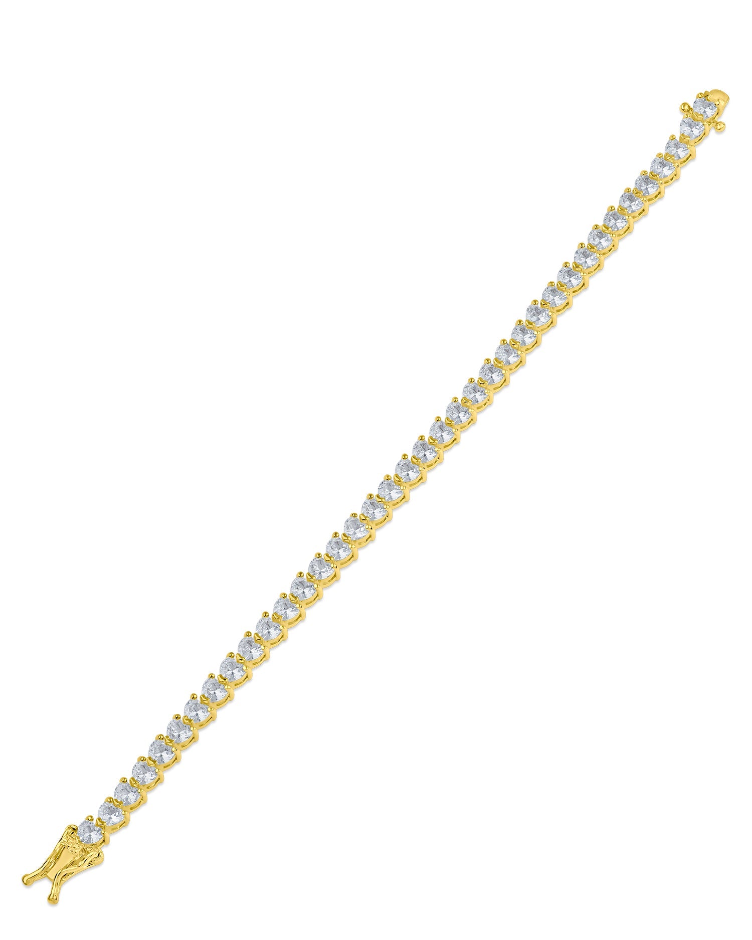 Heart CZ Tennis Bracelet