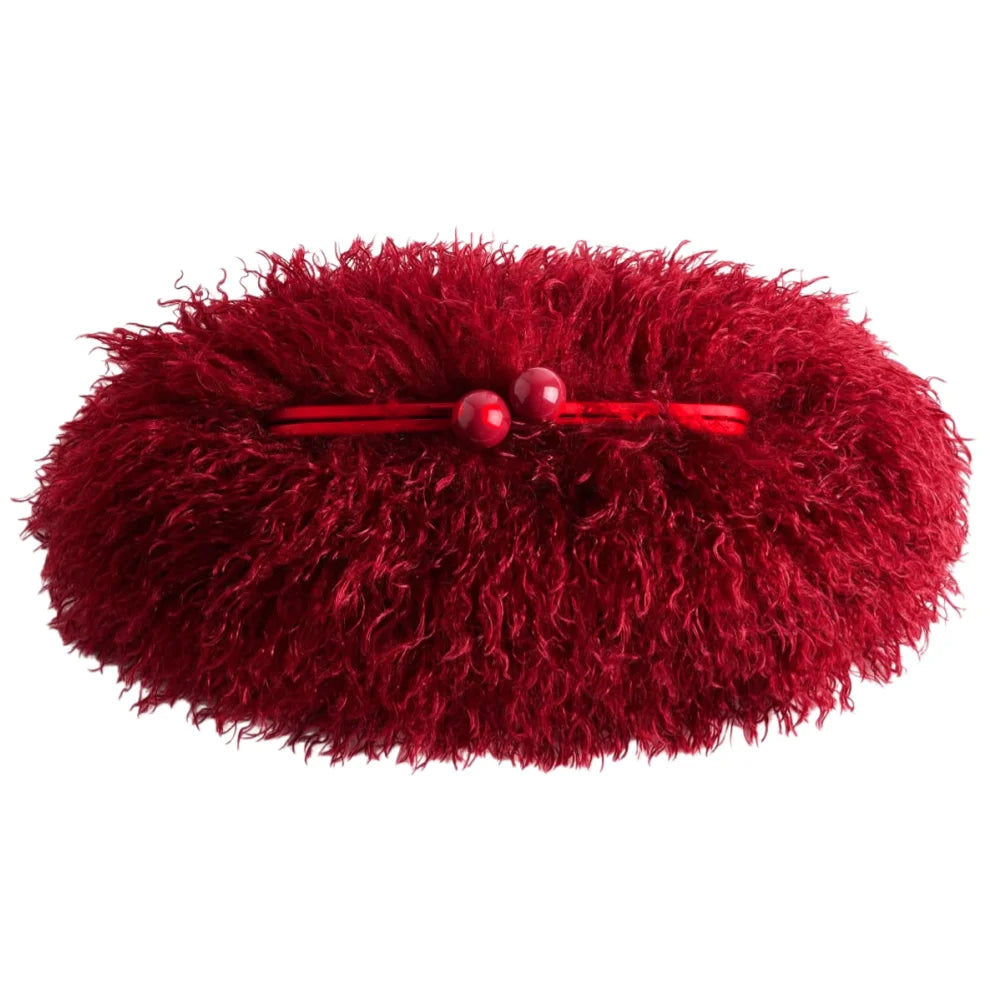 Kisslock Fringe Clutch Bag