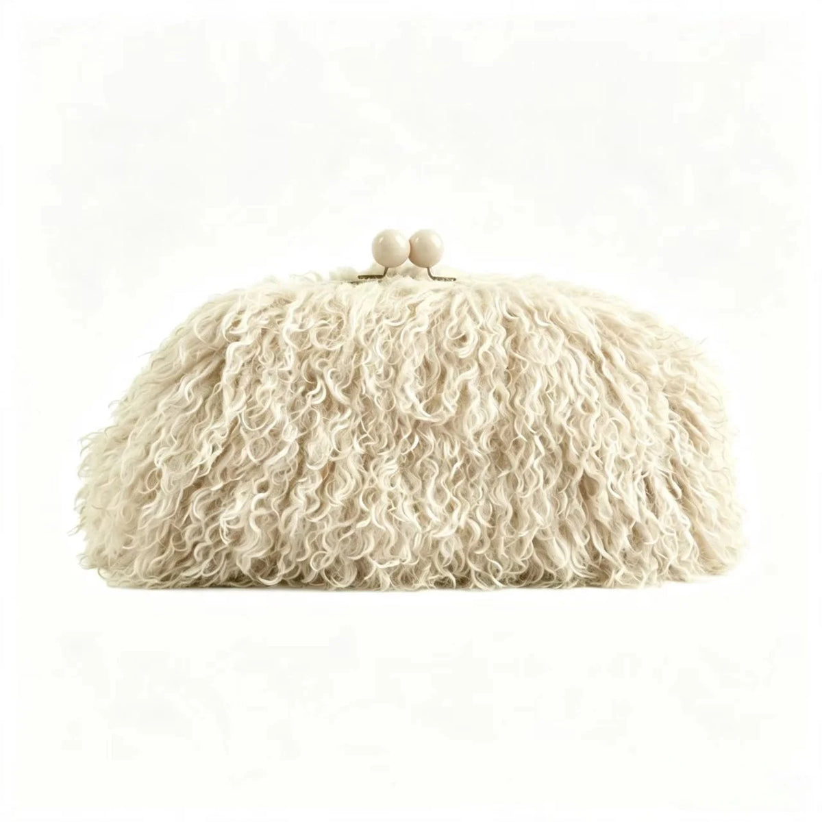 Kisslock Fringe Clutch Bag