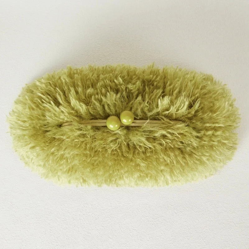 Kisslock Fringe Clutch Bag