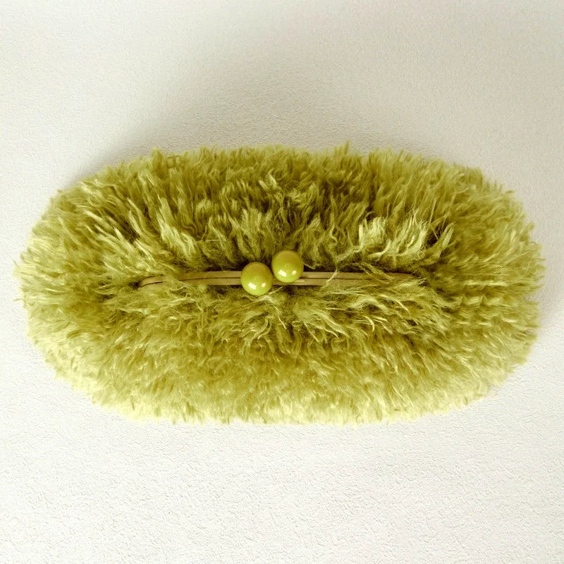 Kisslock Fringe Clutch Bag