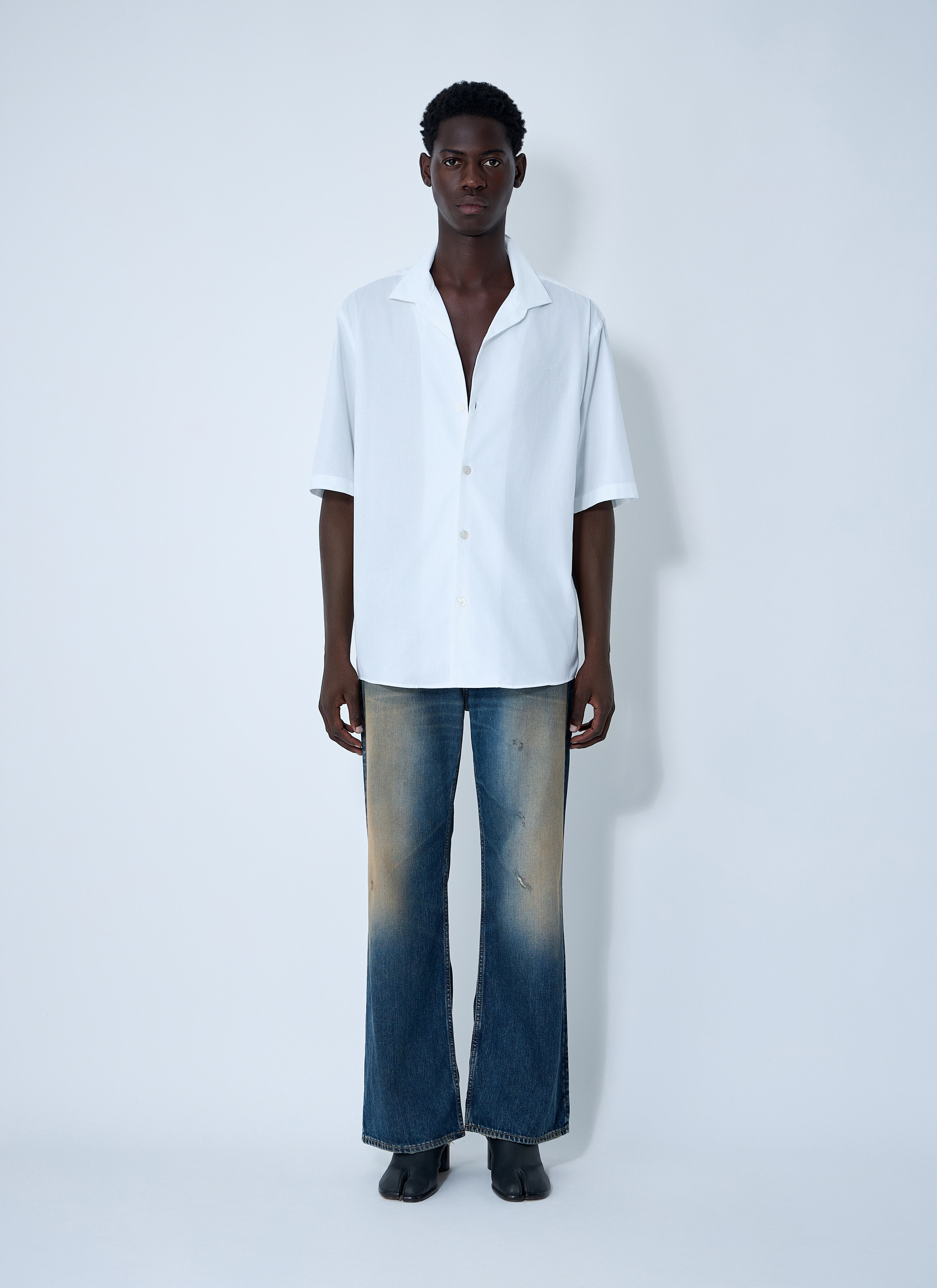 Acne Studios Men Logo Embroidery Shirt
