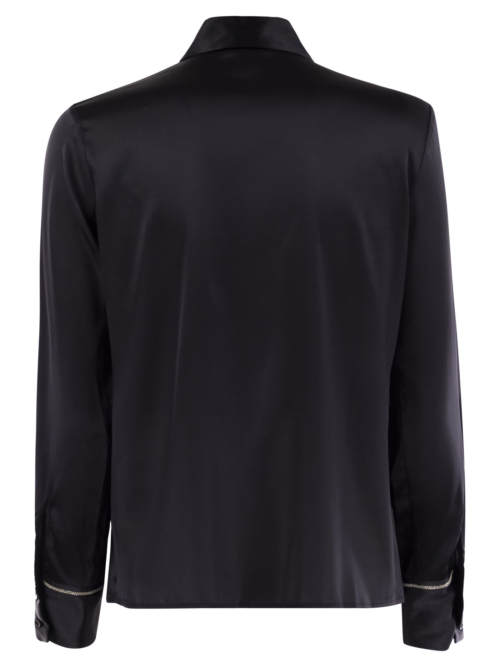 Peserico Women Silk Crepe Shirt