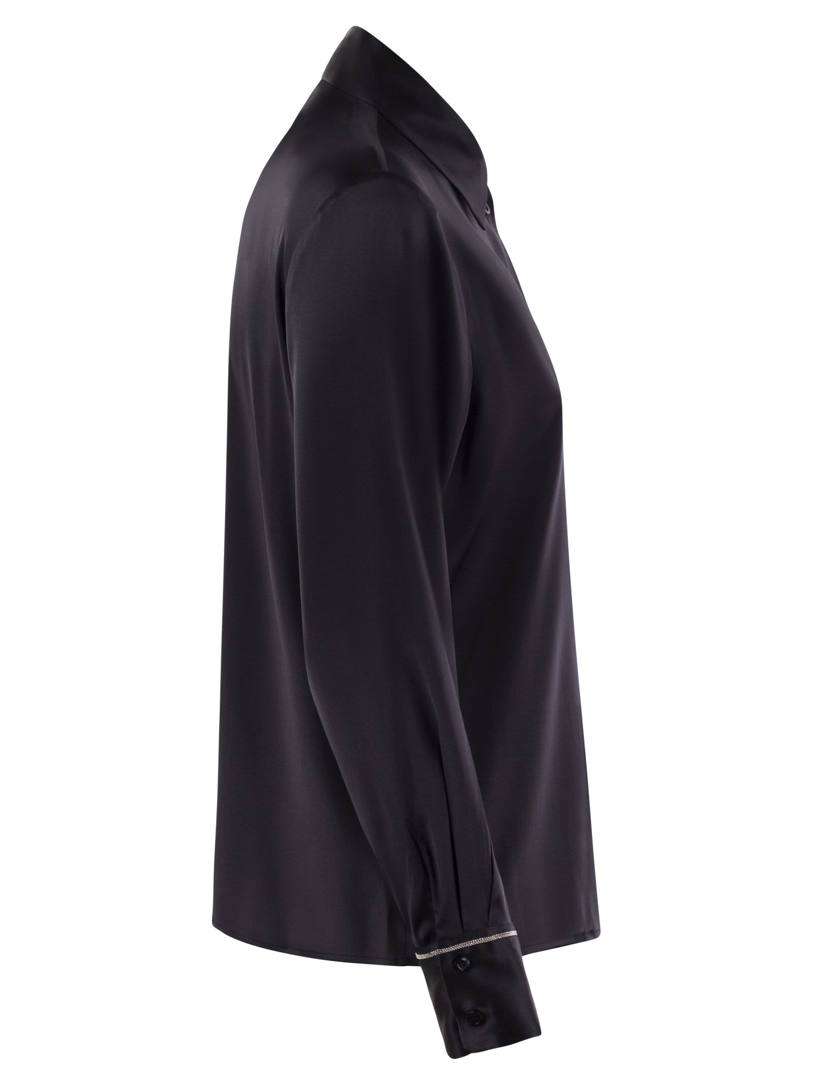Peserico Women Silk Crepe Shirt