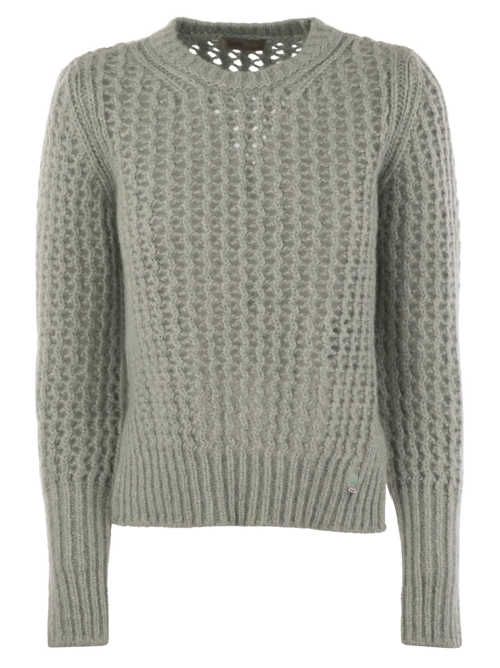 Herno Women Knitwear In Alpaca And Wool Yarn