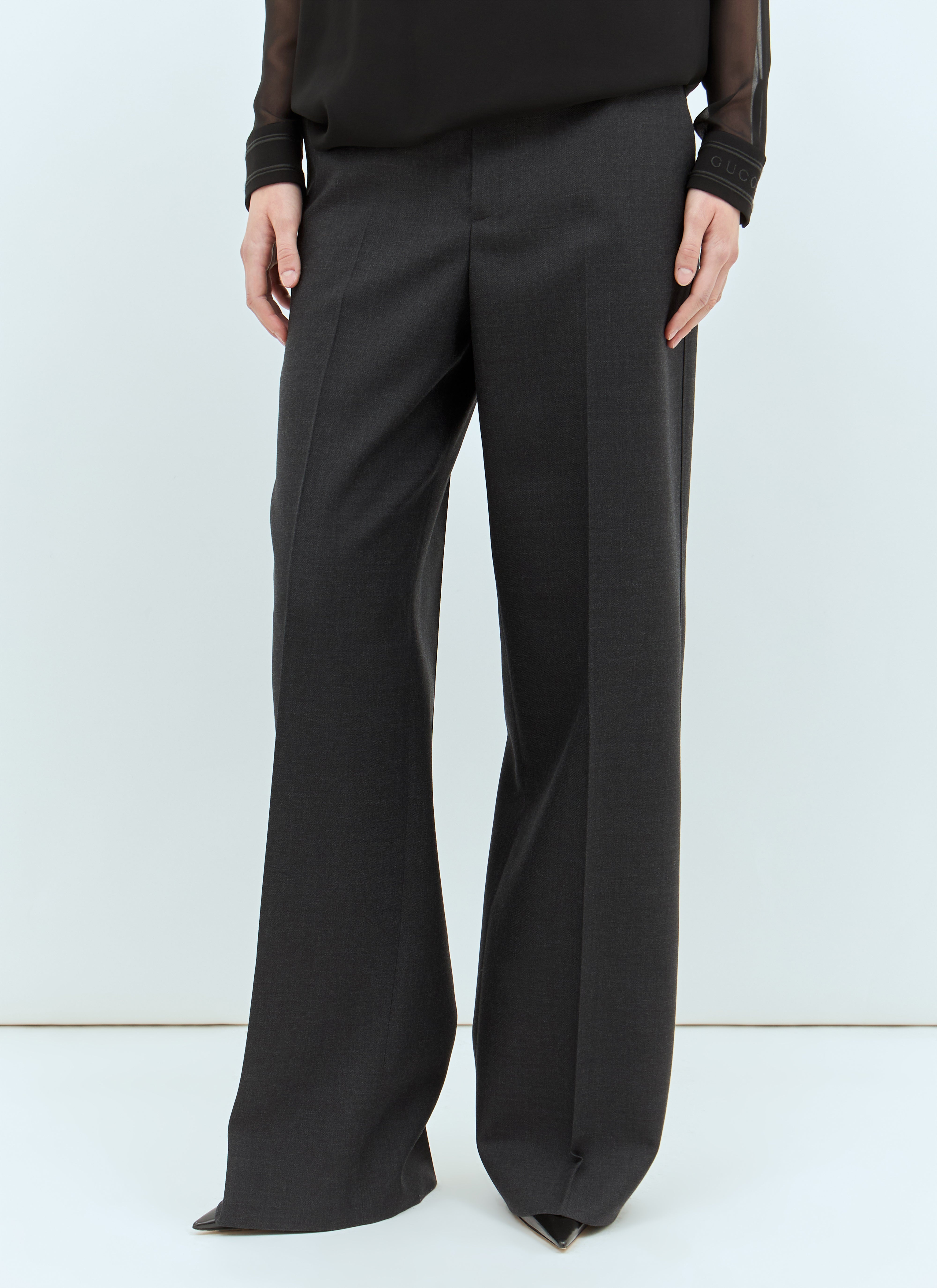 Gucci Women Wool Tailored Pants