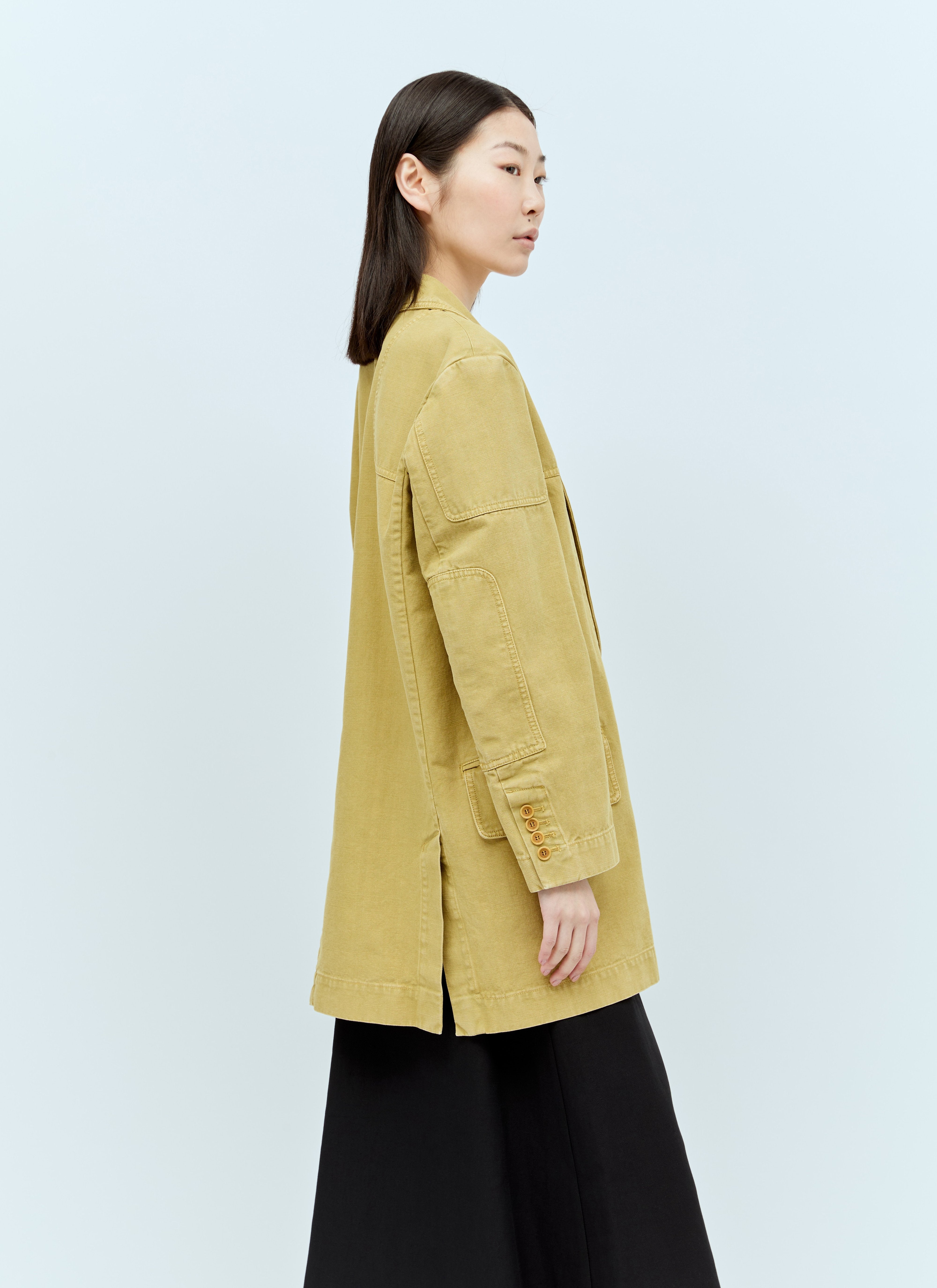 Max Mara Women Oversized Canvas Blazer