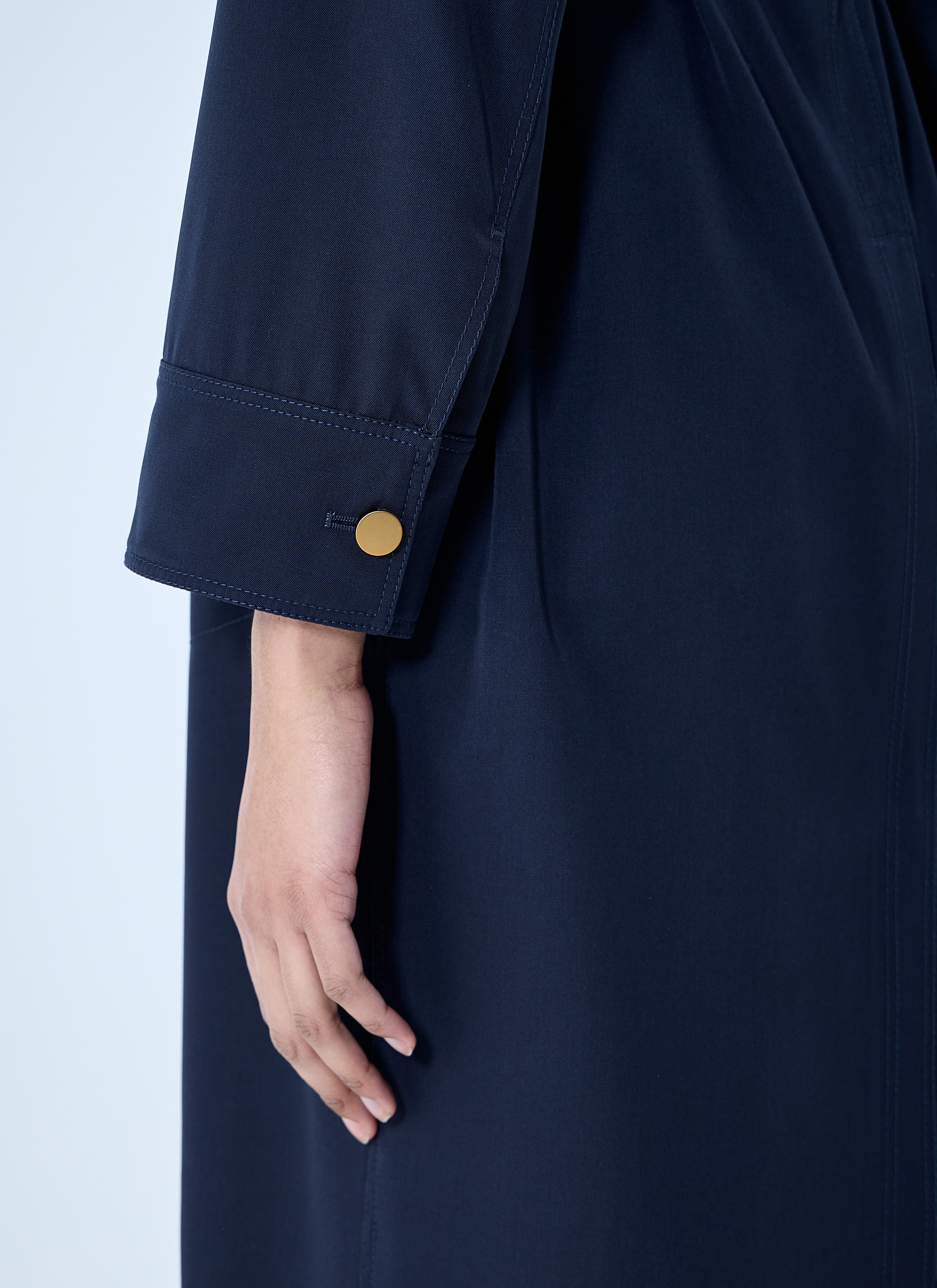 Max Mara Women Gabardine Wool Coat