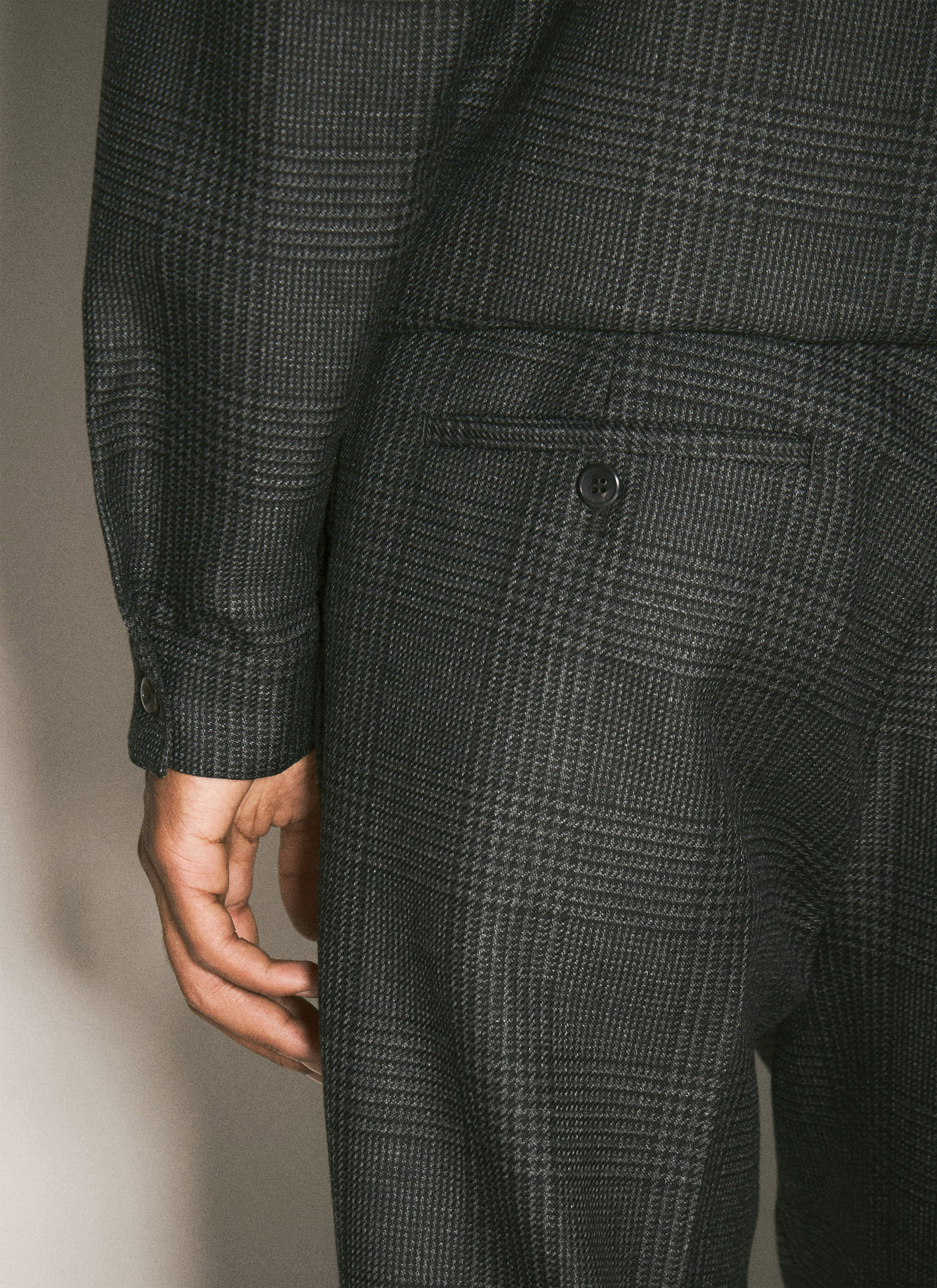 Prada Men Wool Tailored Pants