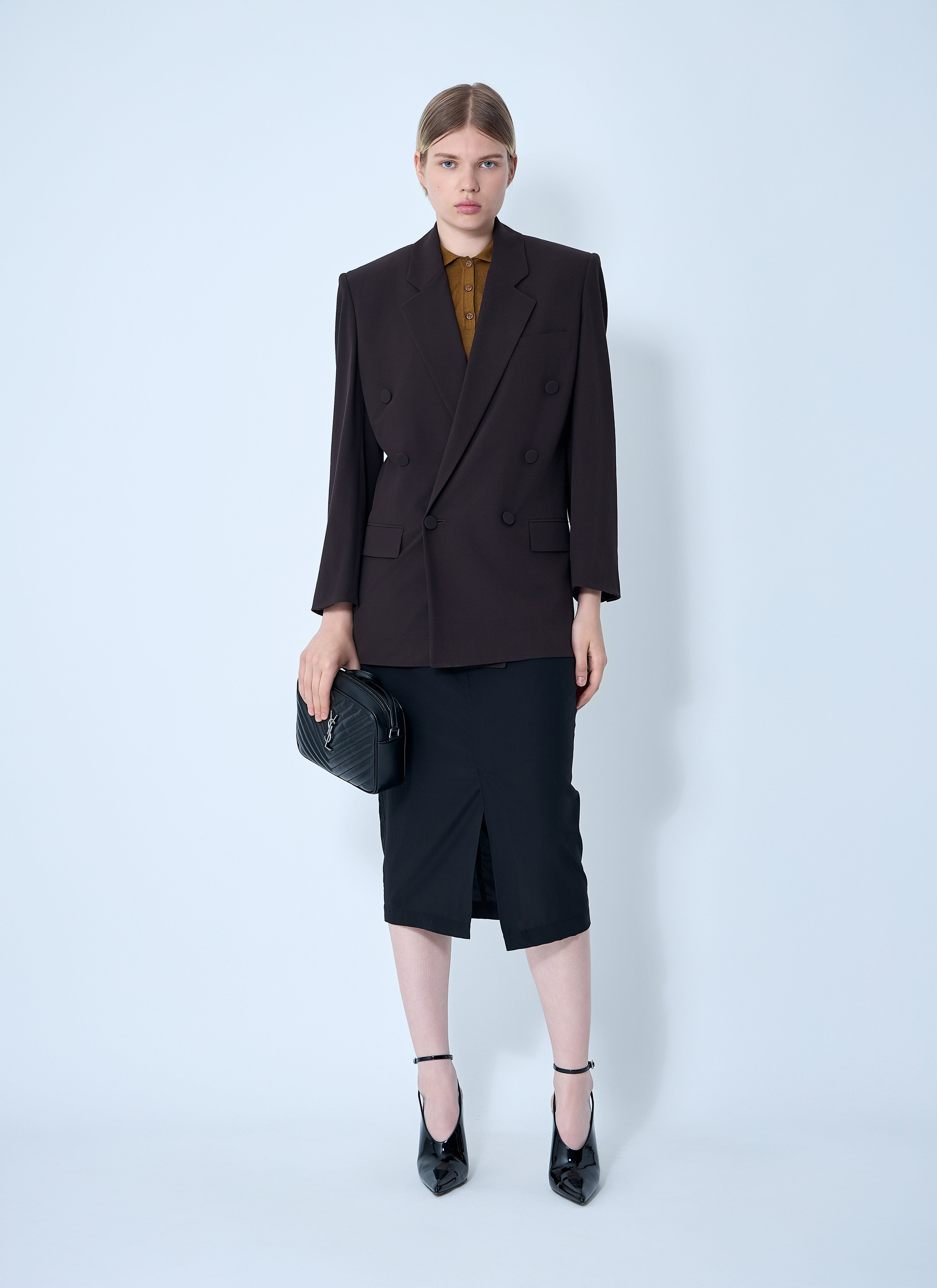 Saint Laurent Women Silk Blazer